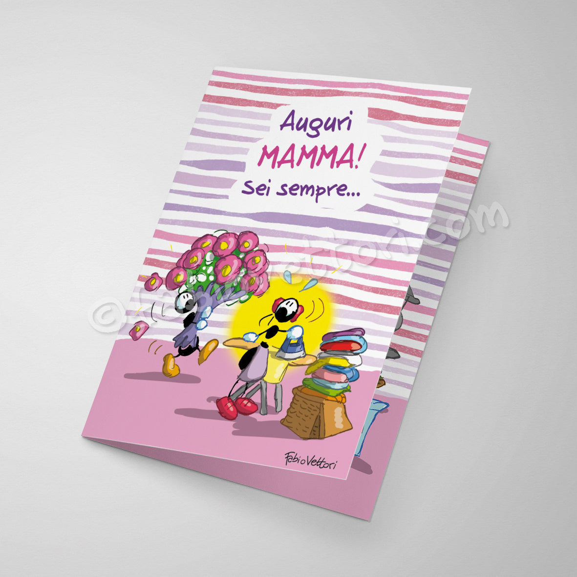 Foil card Mum (FV10-172)