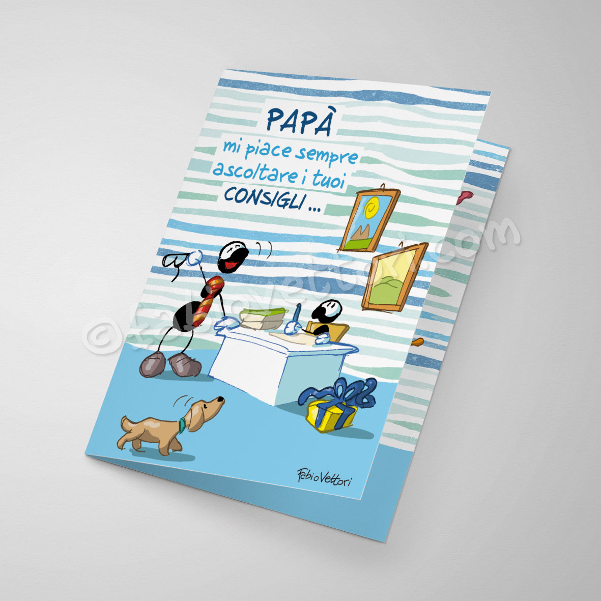 Laminated card Dad (FV10-173)