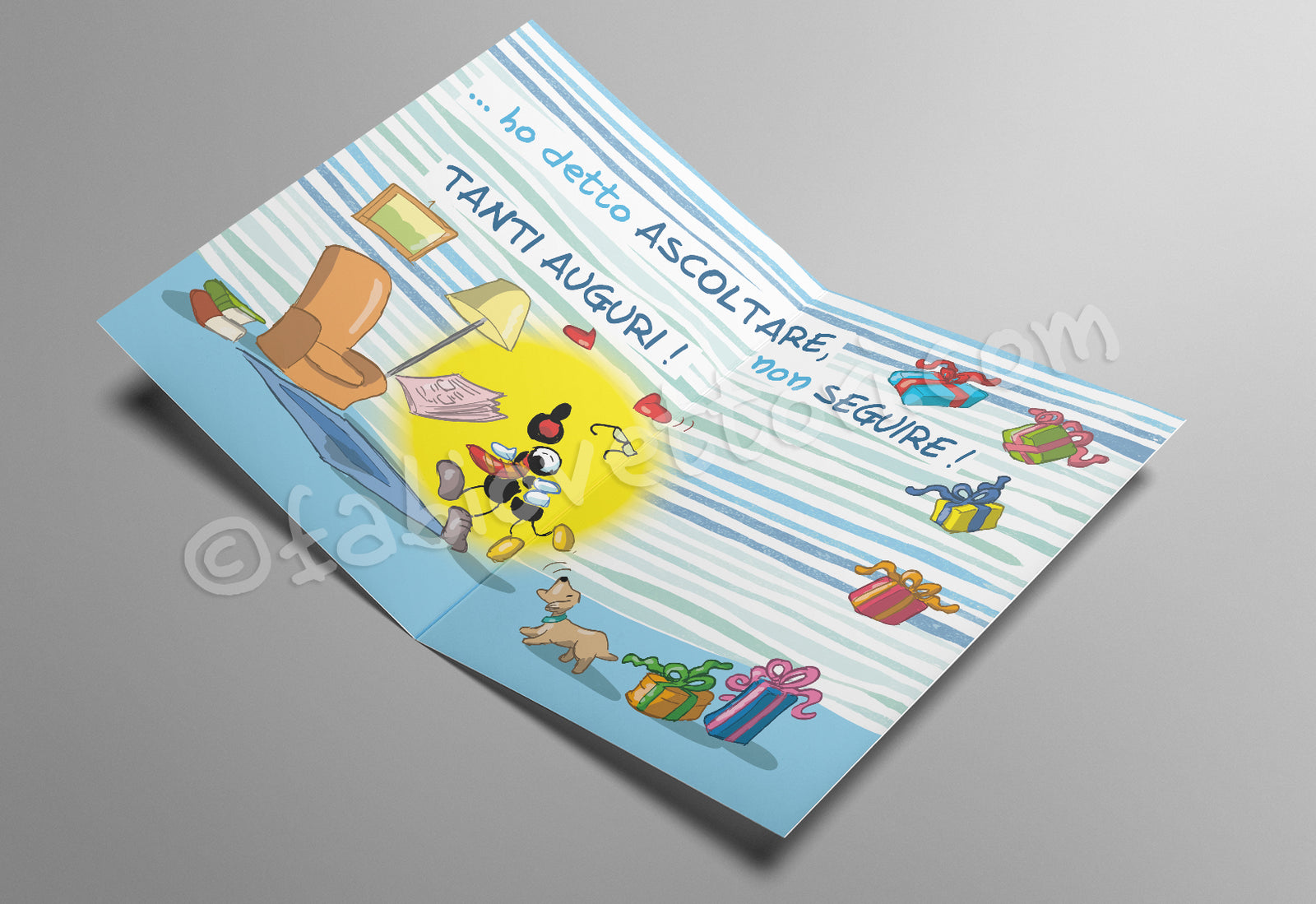 Laminated card Dad (FV10-173)