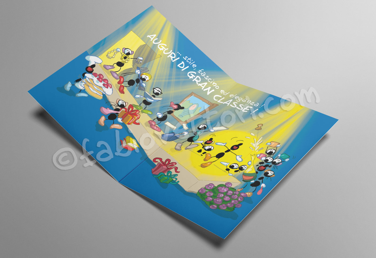 Birthday laminated card (FV10-175)