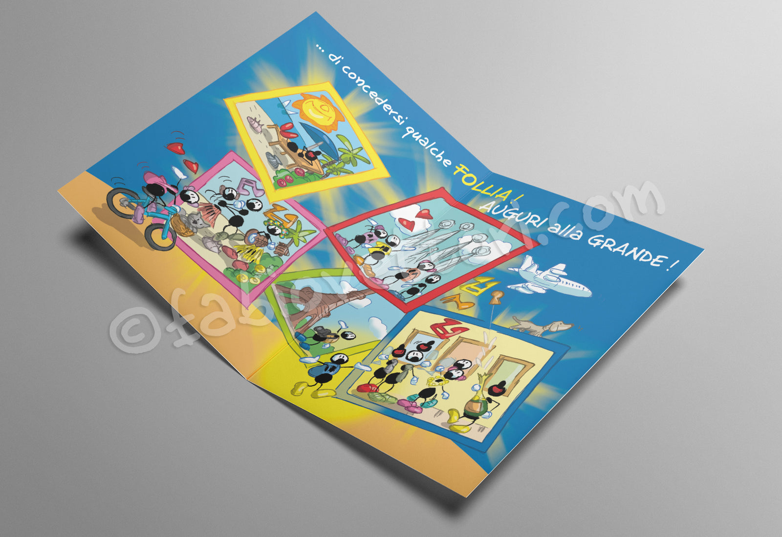 Birthday laminated card (FV10-176)