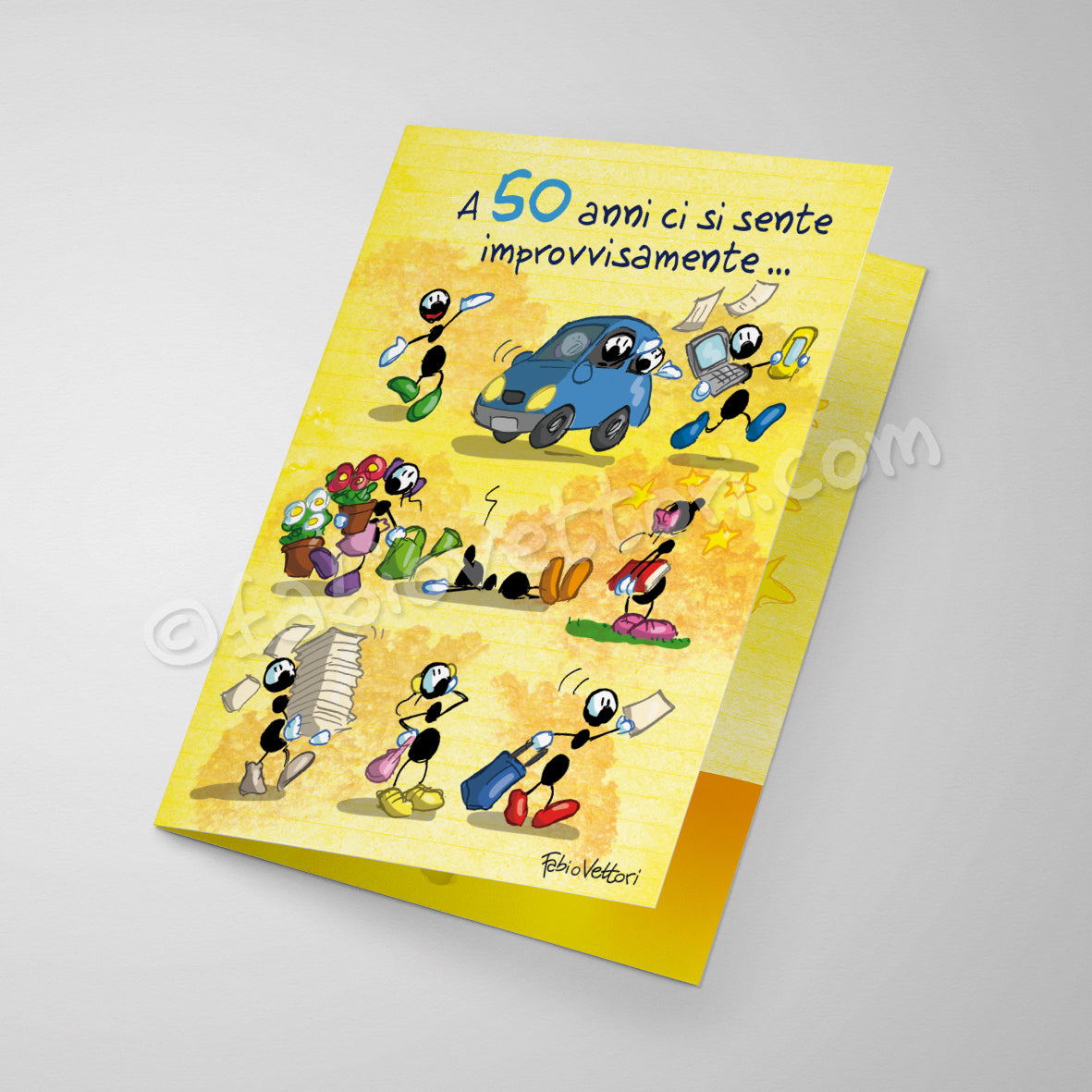 Birthday laminated card (FV10-177)