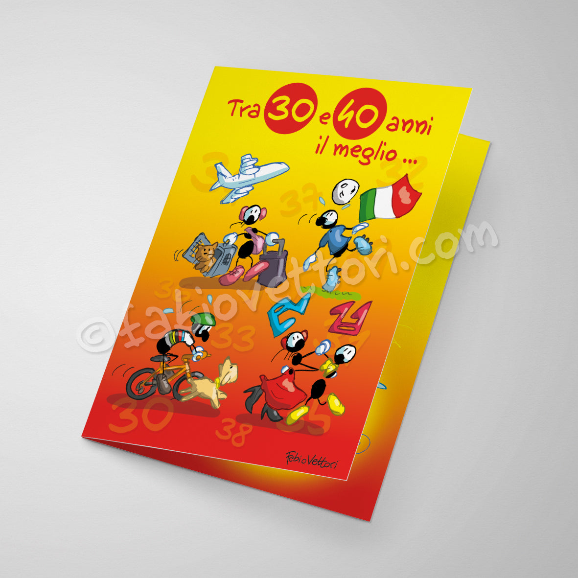 Birthday laminated card (FV10-178)