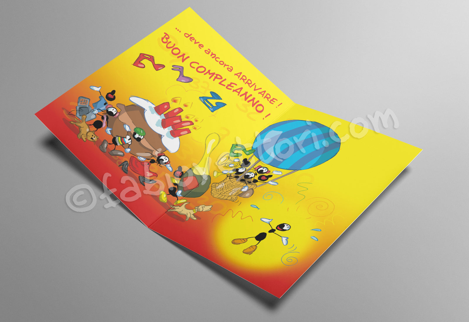 Birthday laminated card (FV10-178)