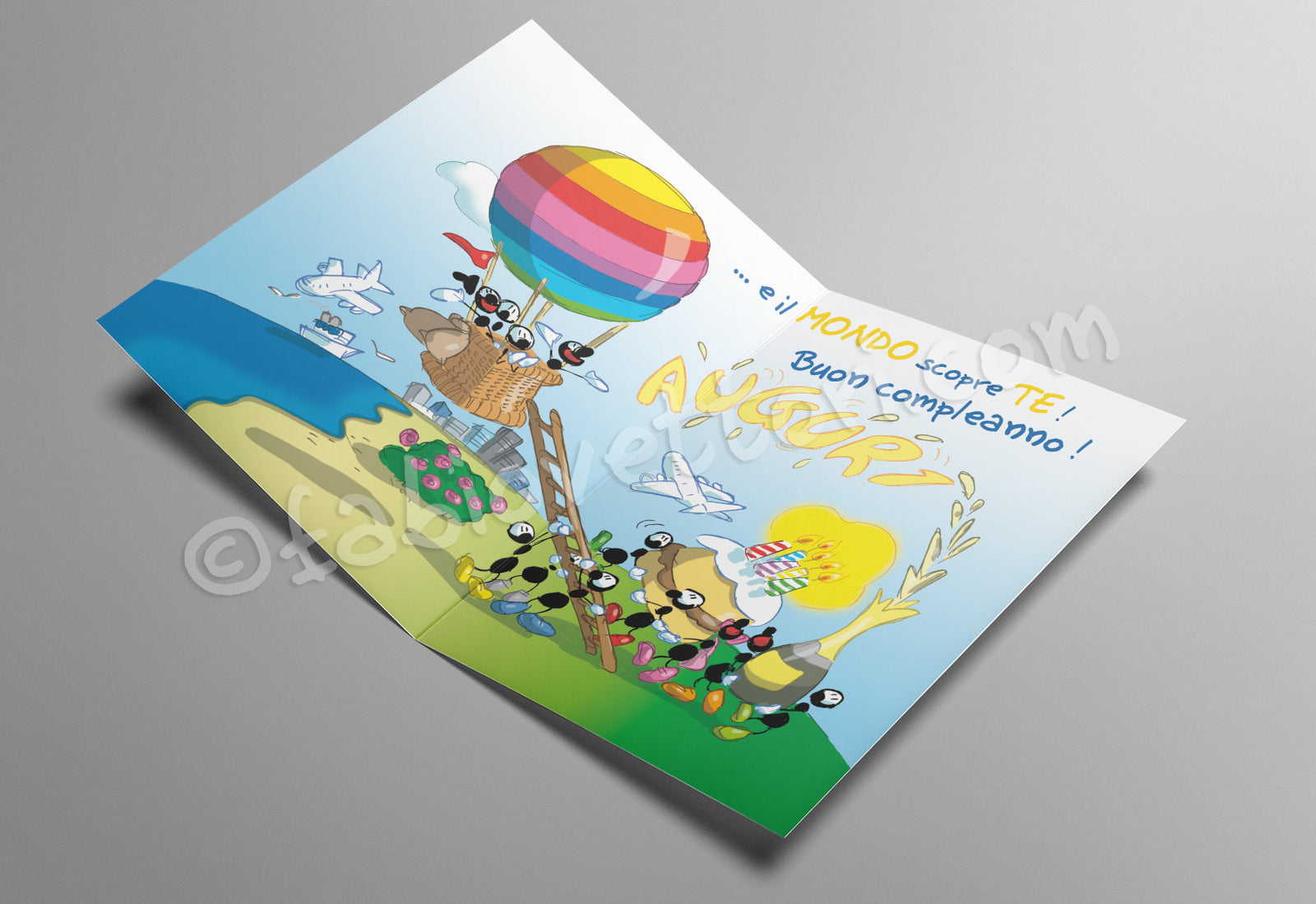 Birthday laminated card (FV10-179)