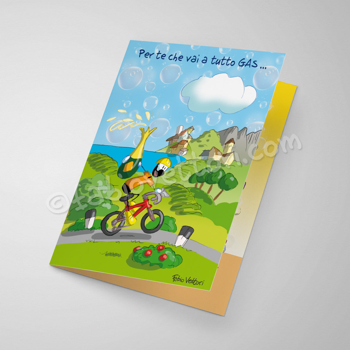 Laminated Greetings Card (FV10-184)