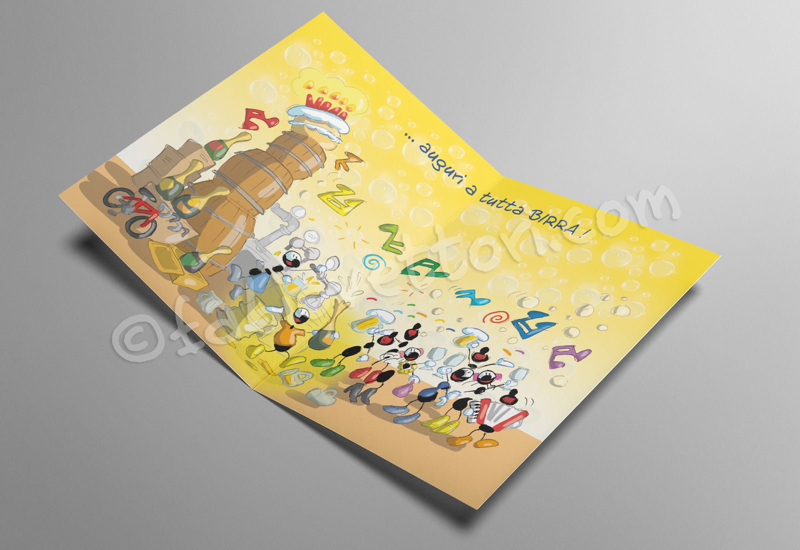 Laminated Greetings Card (FV10-184)