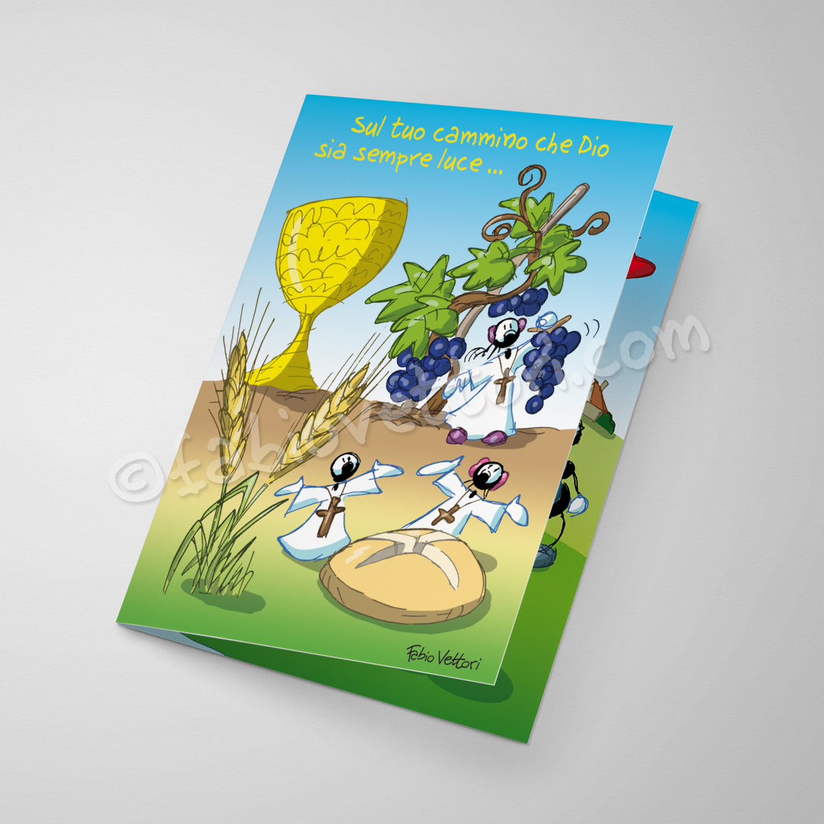 Laminated card Communion (FV10-204)