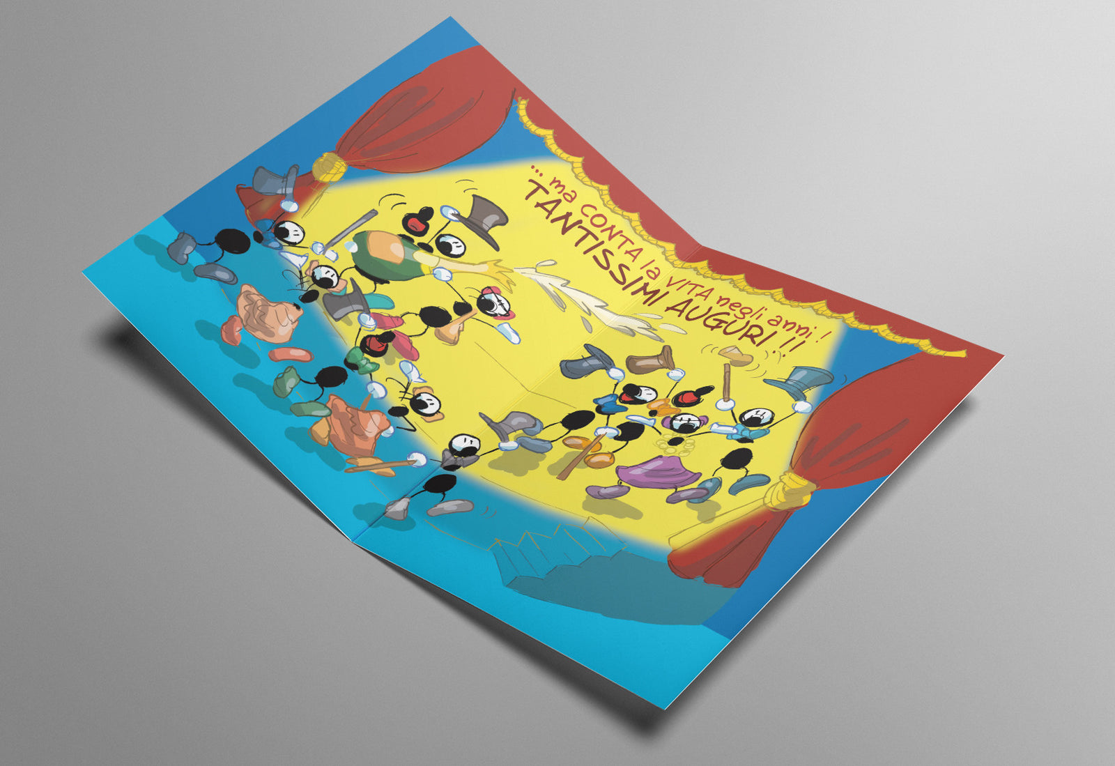 Birthday laminated card (FV10-128)