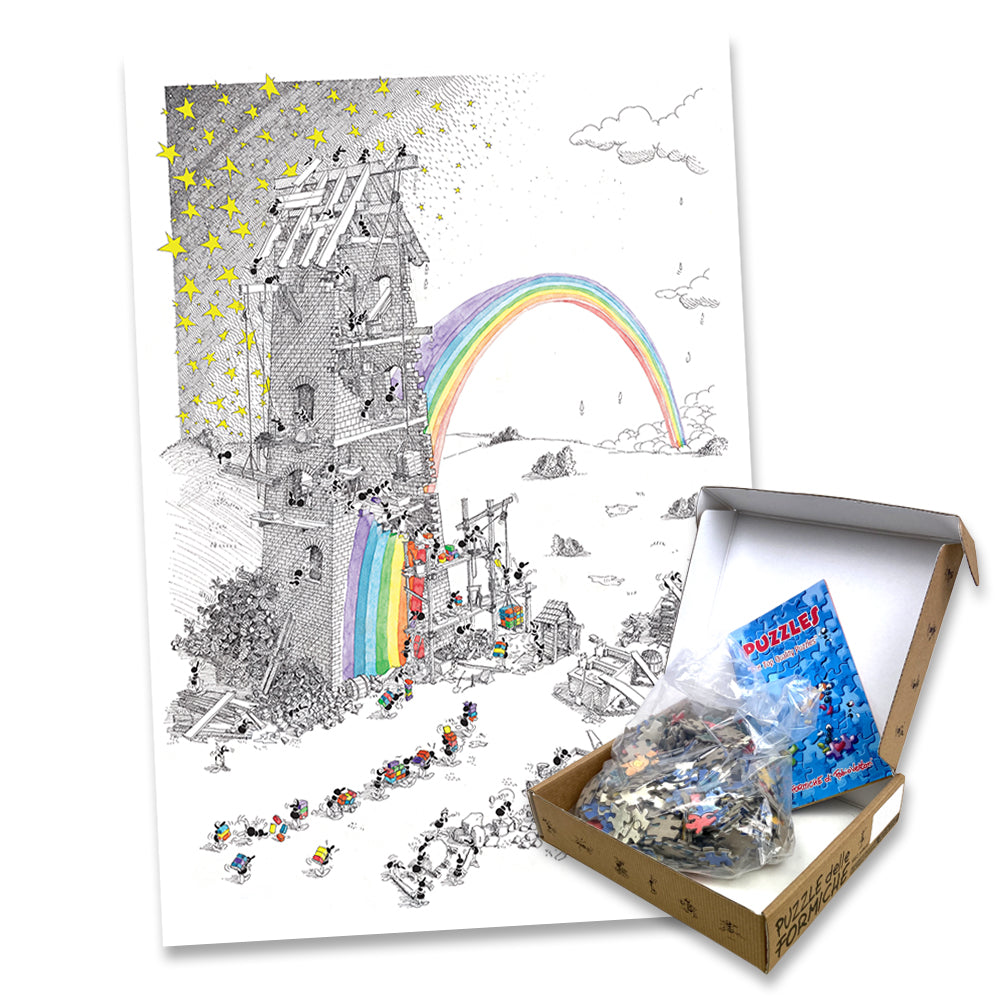 Puzzle "Fabbrica dell'arcobaleno" 540 pezzi