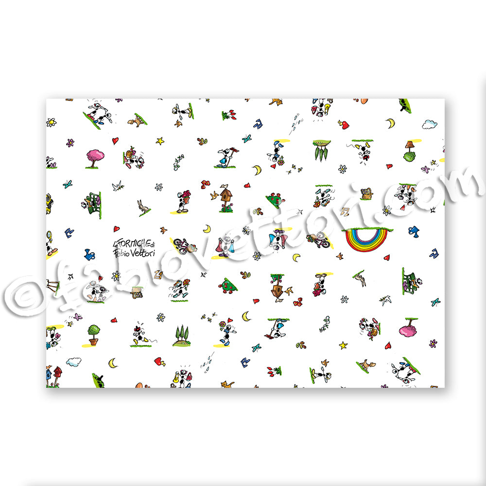"White Fantasy" Wrapping Paper