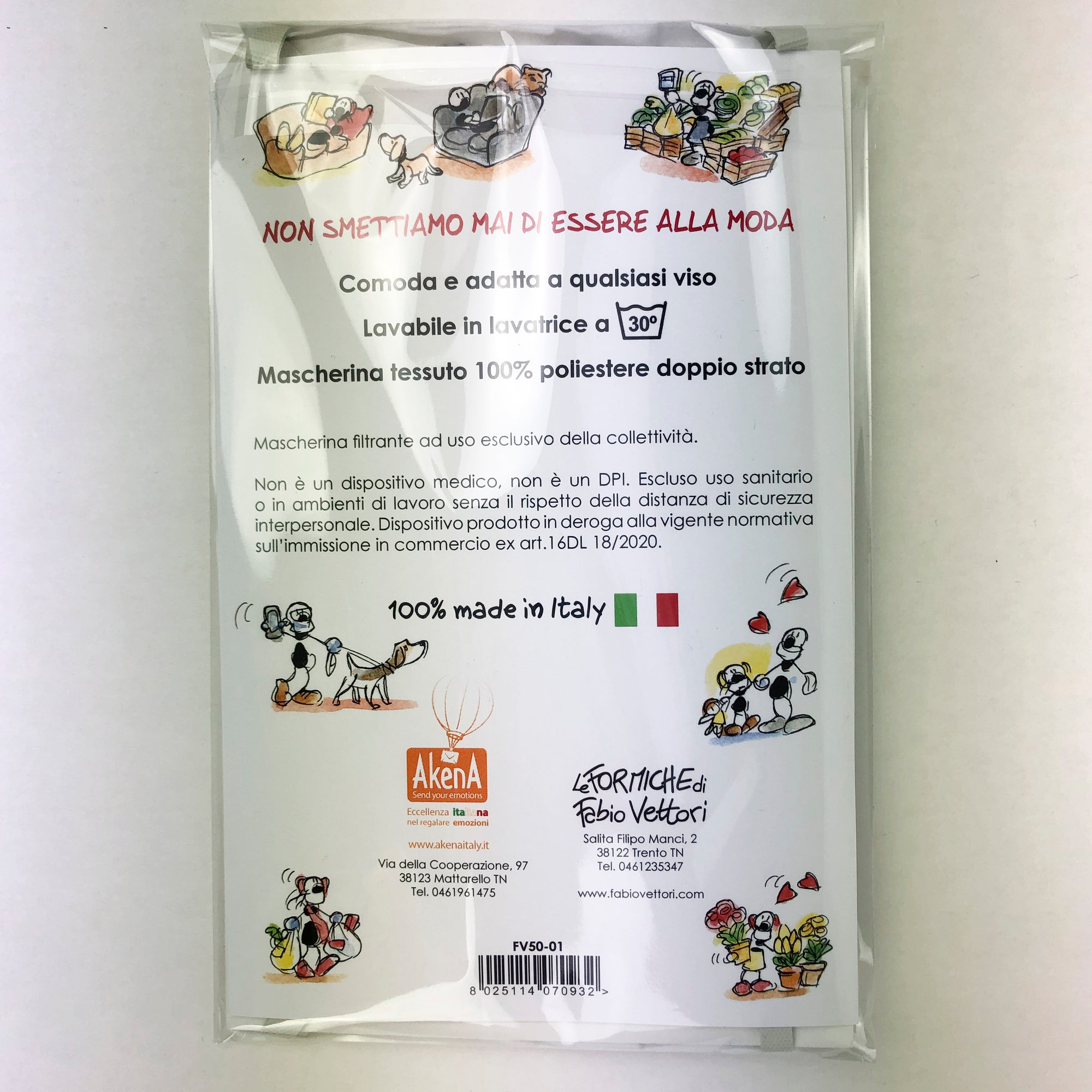Washable and reusable fabric mask