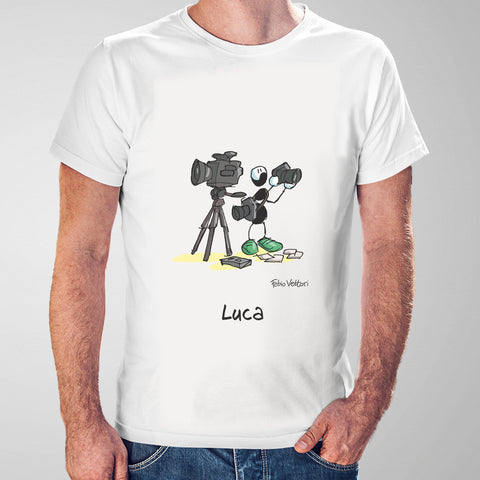 T-Shirt Personalizzata "Fotografo (Maschio)"