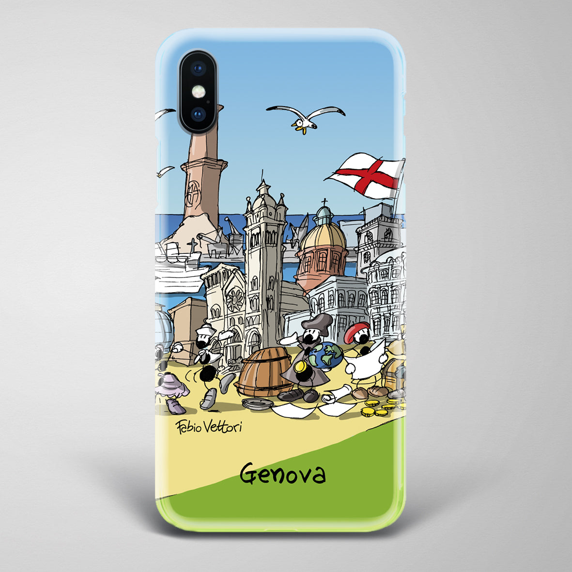 Artistic cover for Smartphone subject "Genoa"