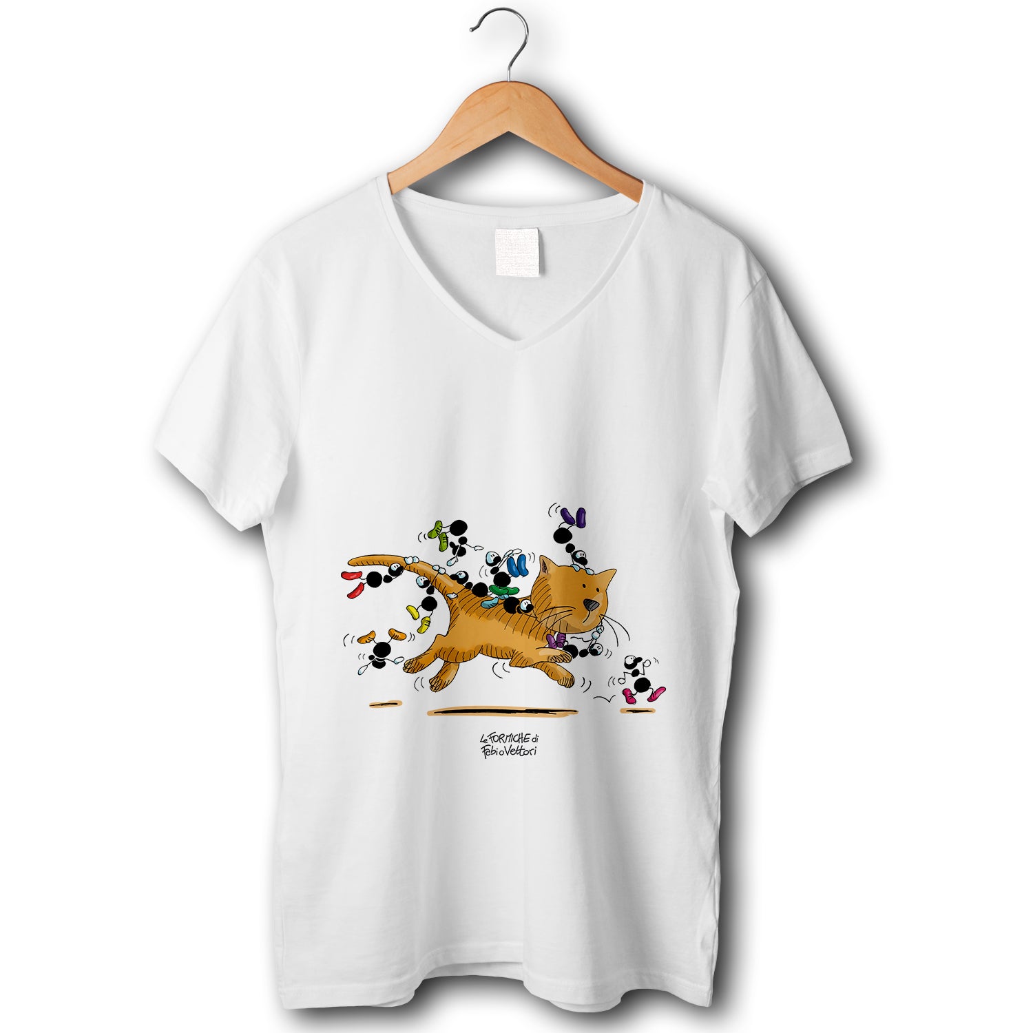 "Cat" stretch women's t-shirt