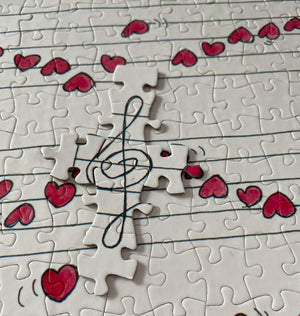 Puzzle "Cuoricini" 540 pezzi