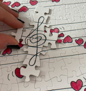 Puzzle "Cuoricini" 540 pezzi