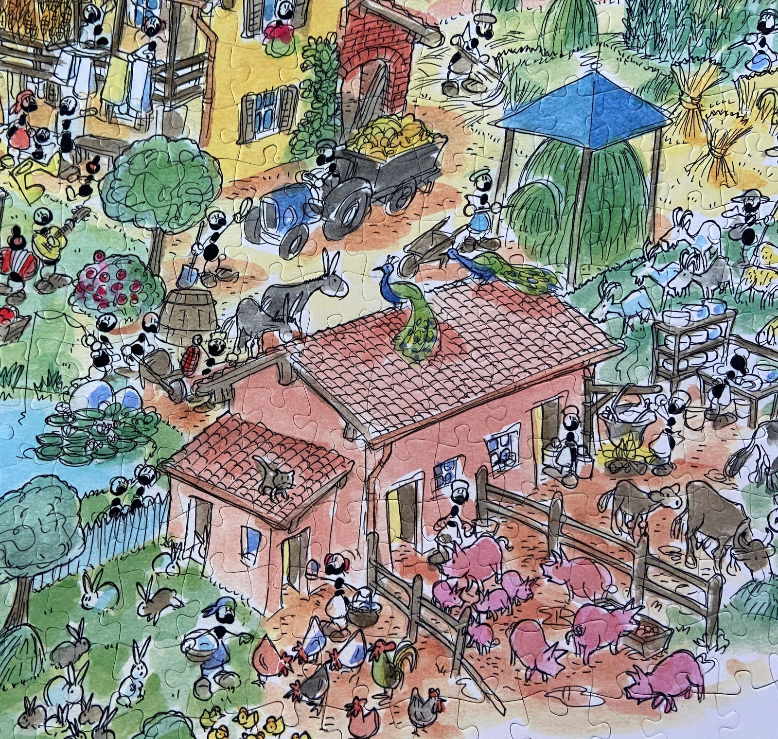 Puzzle "Fattoria" 540 pezzi