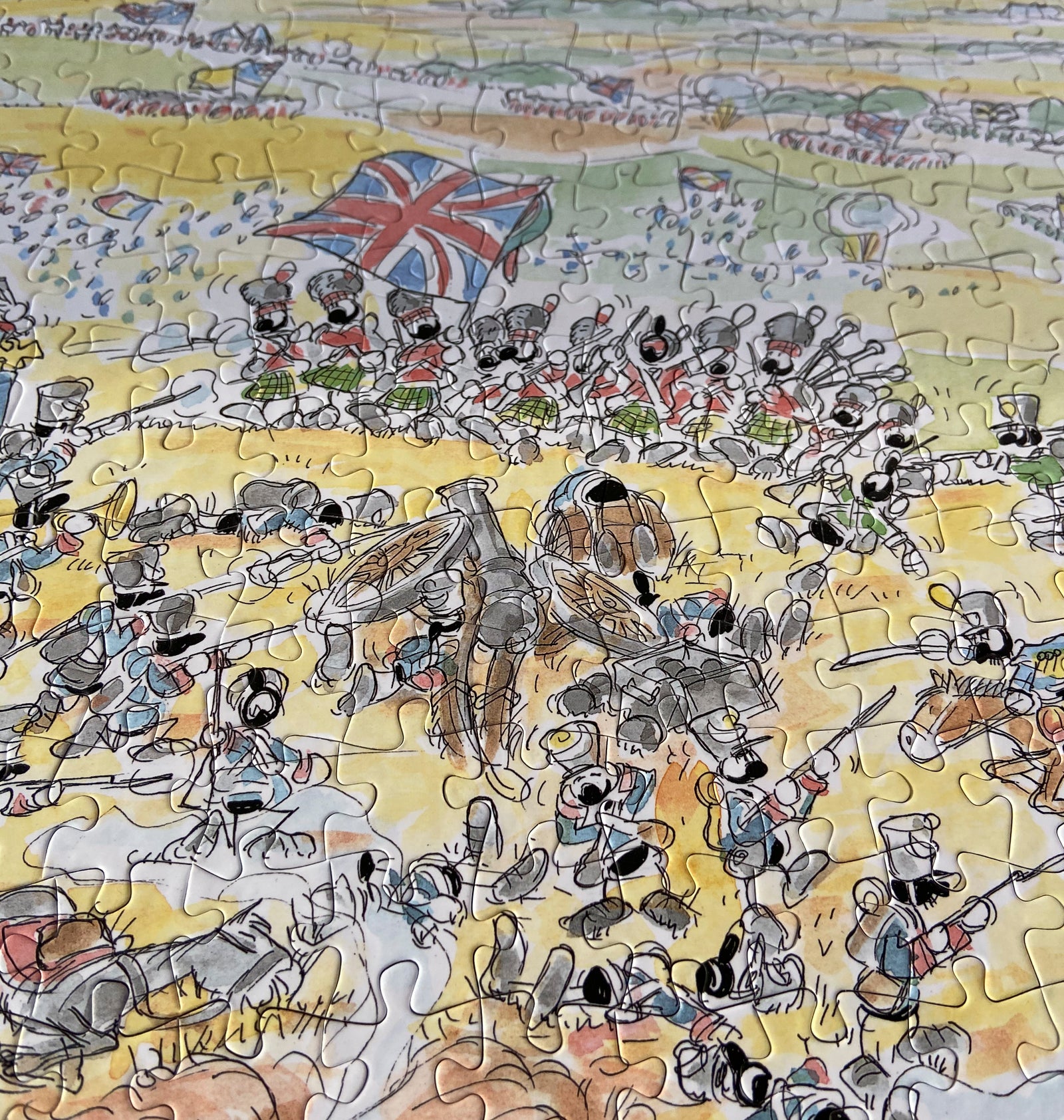 Puzzle "Battaglia di Waterloo" 1080 pezzi