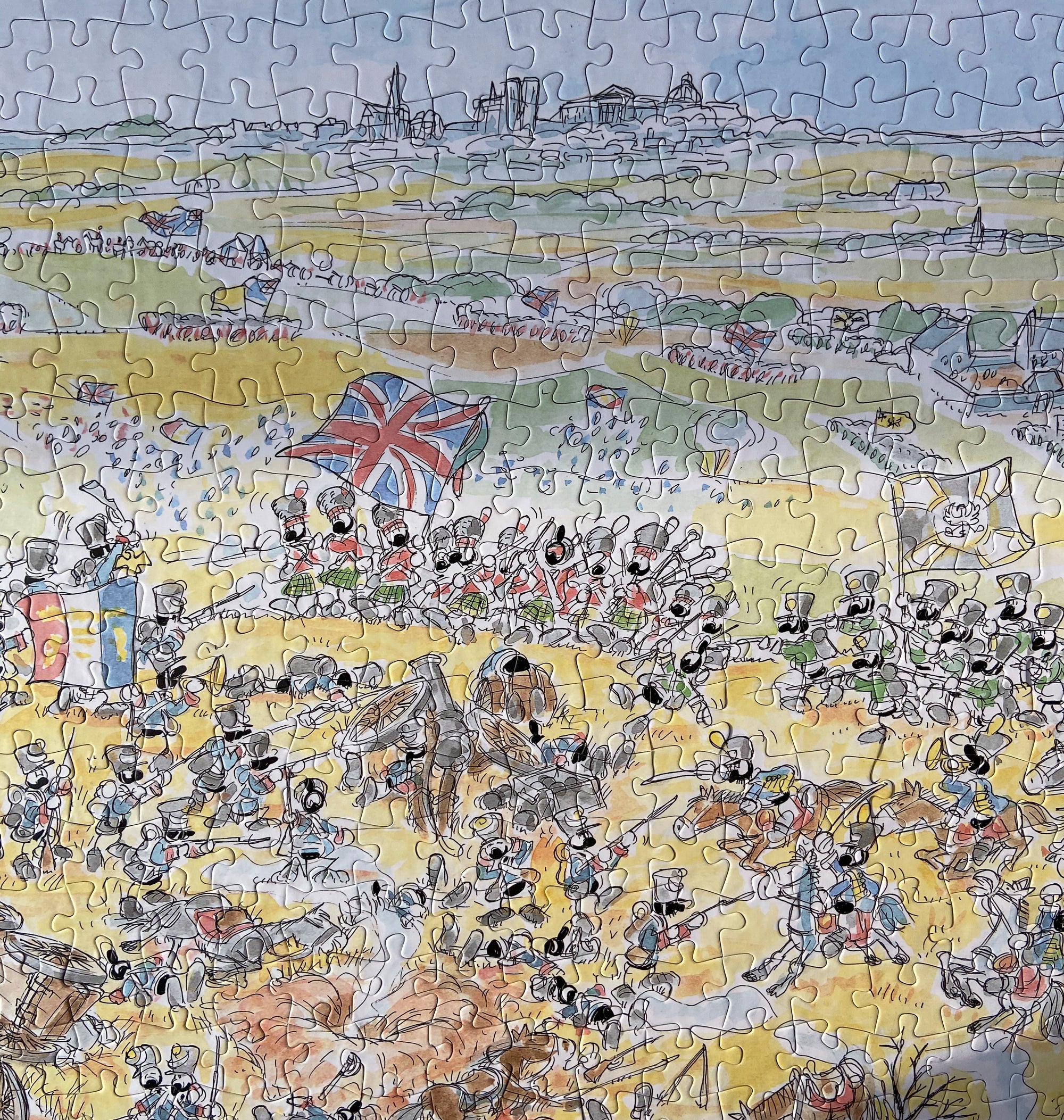 Puzzle "Battle of Waterloo" 1080 pieces