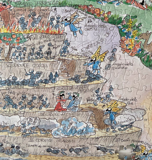 Puzzle "Divine Comedy Purgatory" 1080 pieces