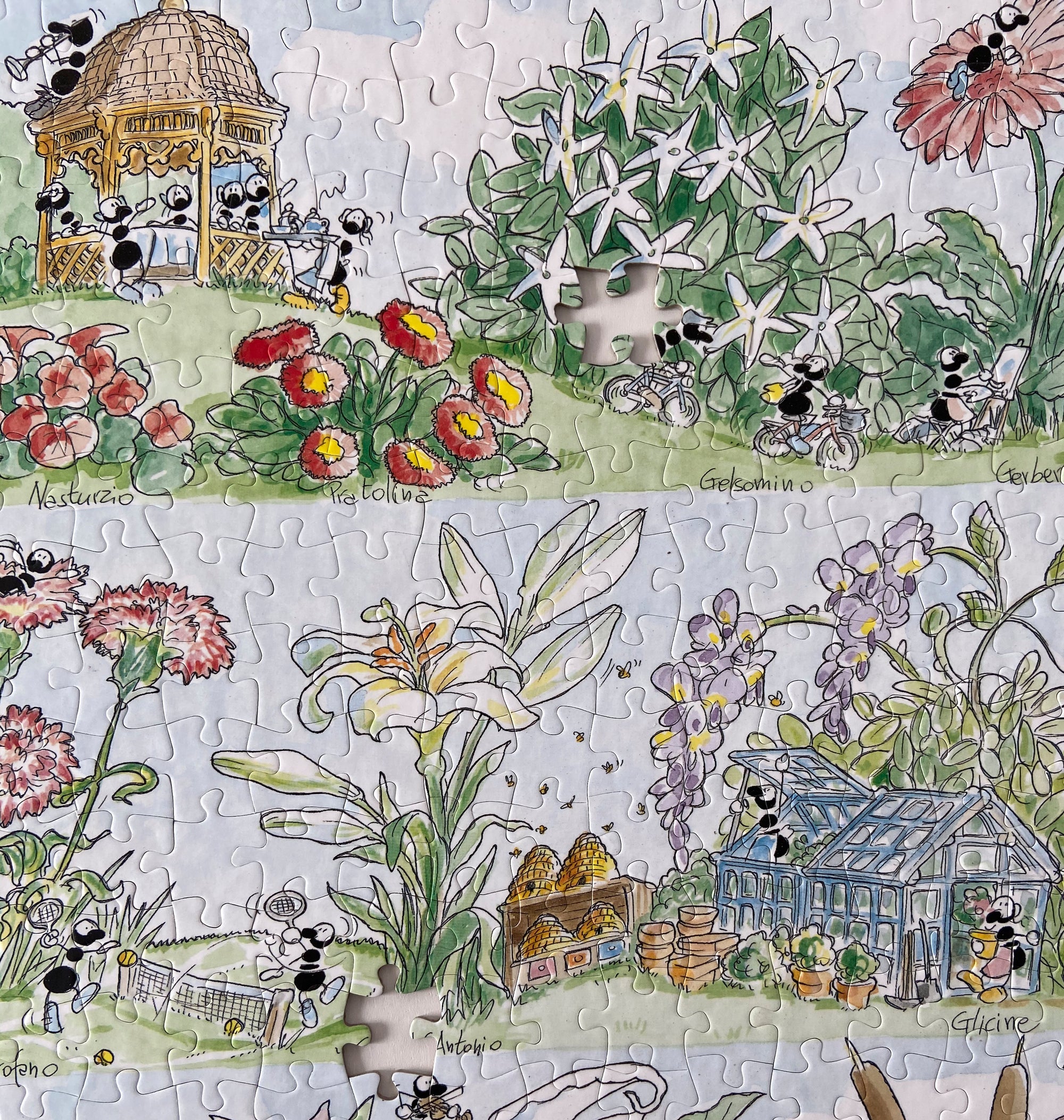 Puzzle "Flowers" 1080 pieces