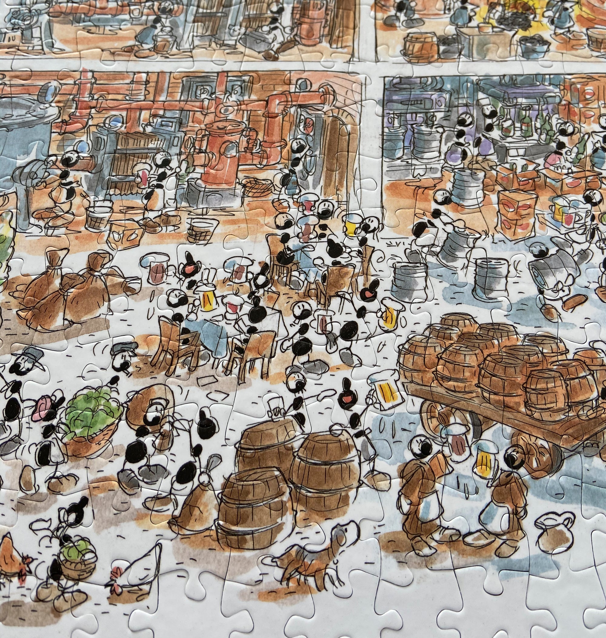 Puzzle "Pizzeria and Pub" 1080 pieces