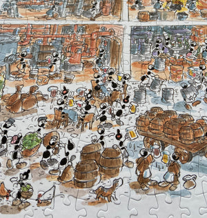Puzzle "Pizzeria and Pub" 1080 pieces