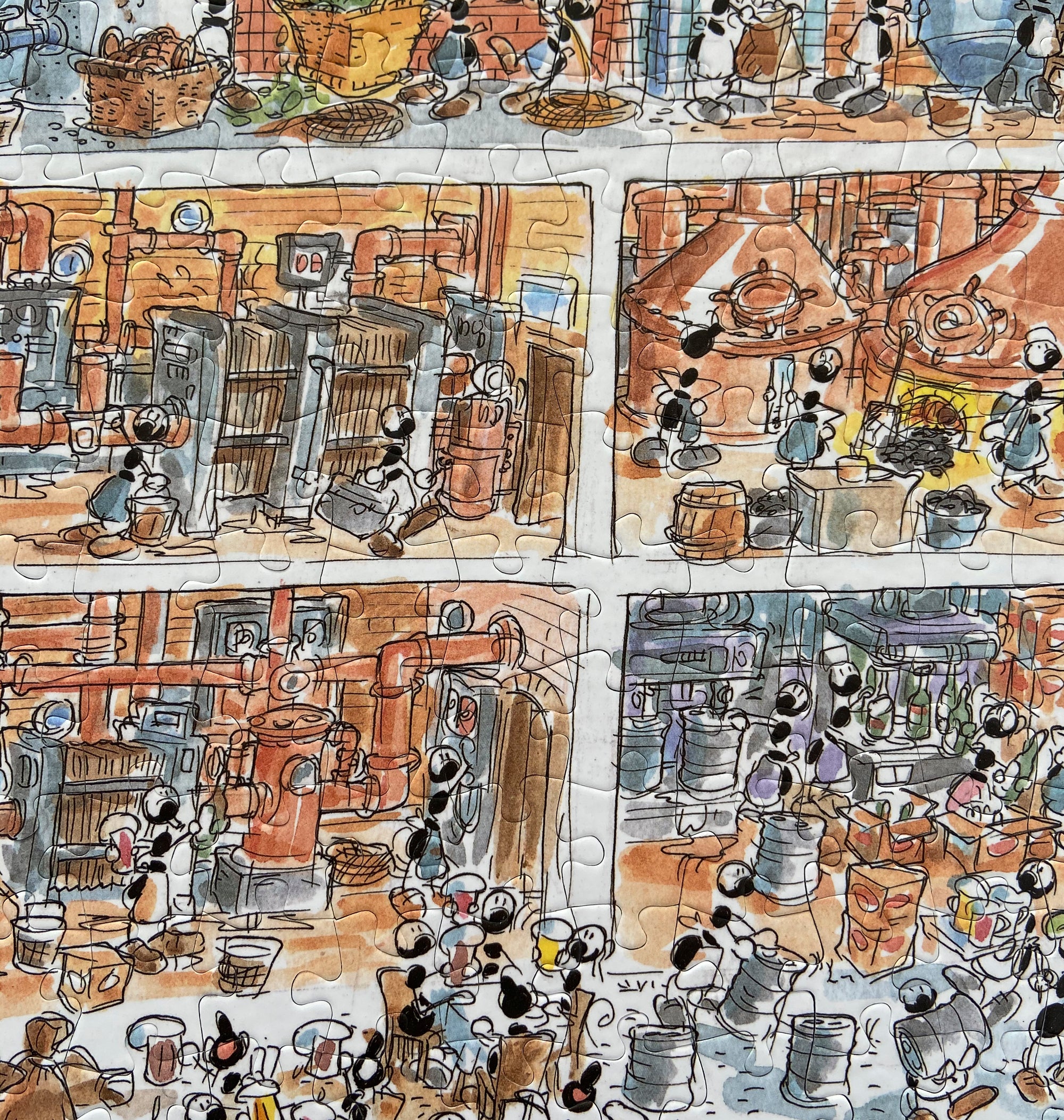 Puzzle "Pizzeria and Pub" 1080 pieces