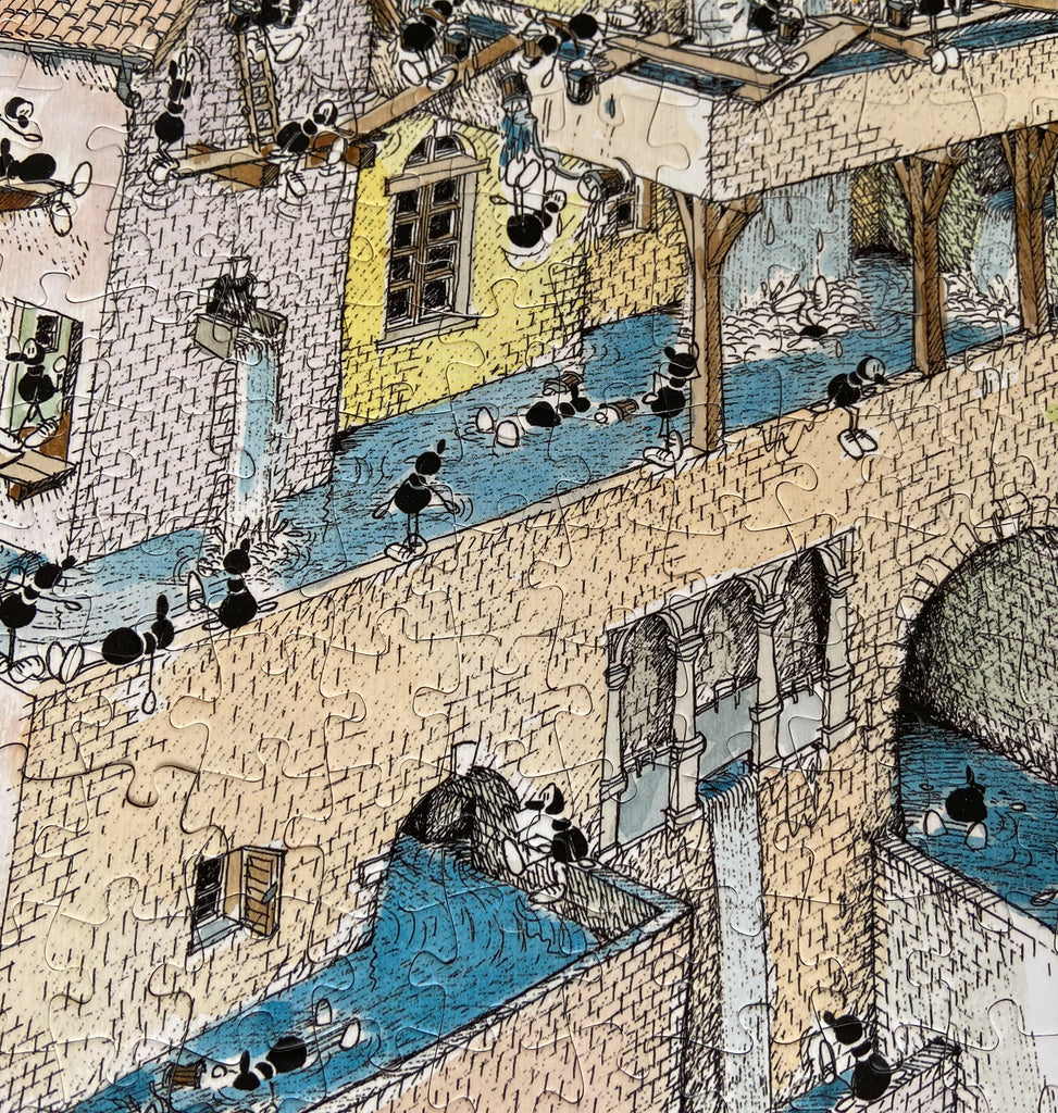 Puzzle 1000 Pezzi Città Moderna | Stampa Su Legno, 70x50 Cm | Per Adulti E Ragazzi, Attività Relax