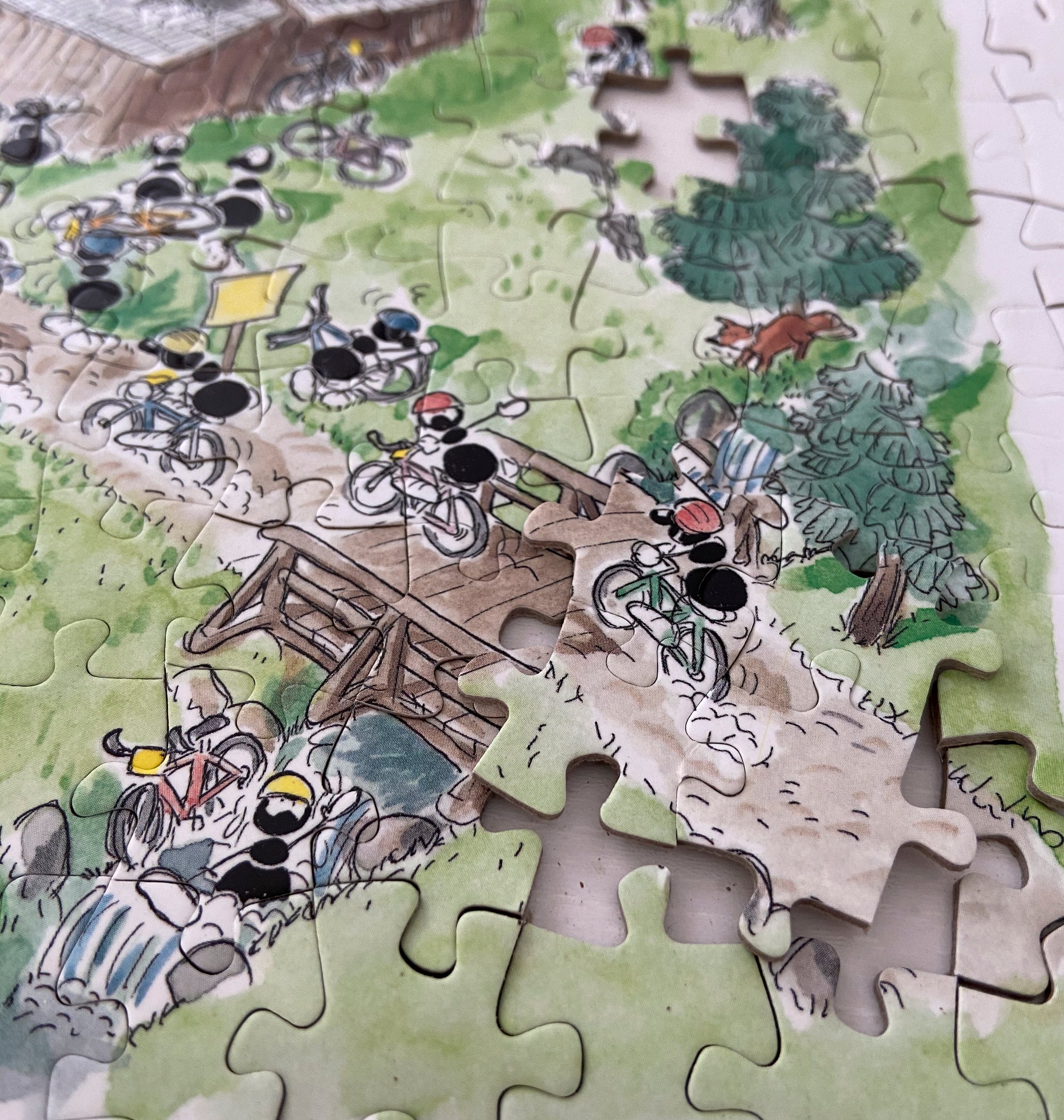 mountainbike puzzle Puzzle "Mountain Bike" 1080 pieces
