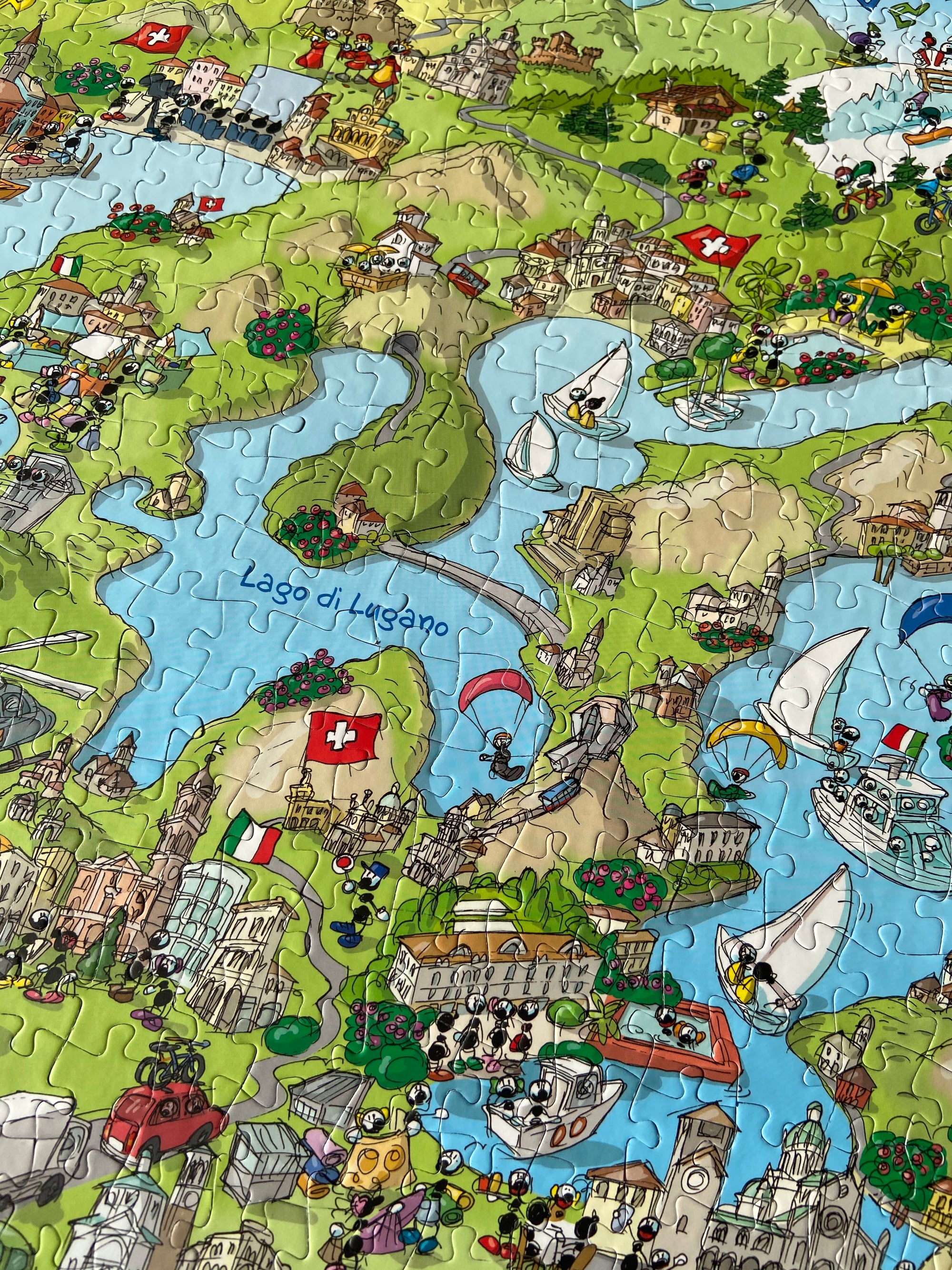 Puzzle "Northern Lakes" 1080 pieces