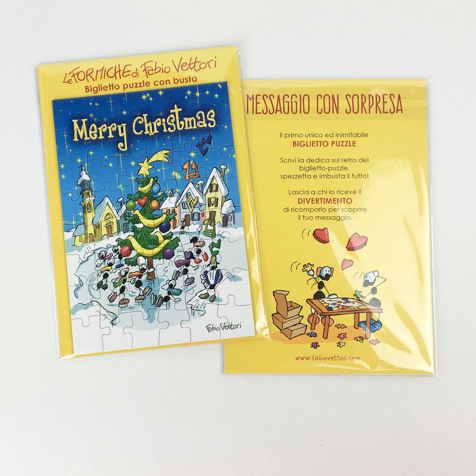 NT34 Merry Christmas Puzzle Card