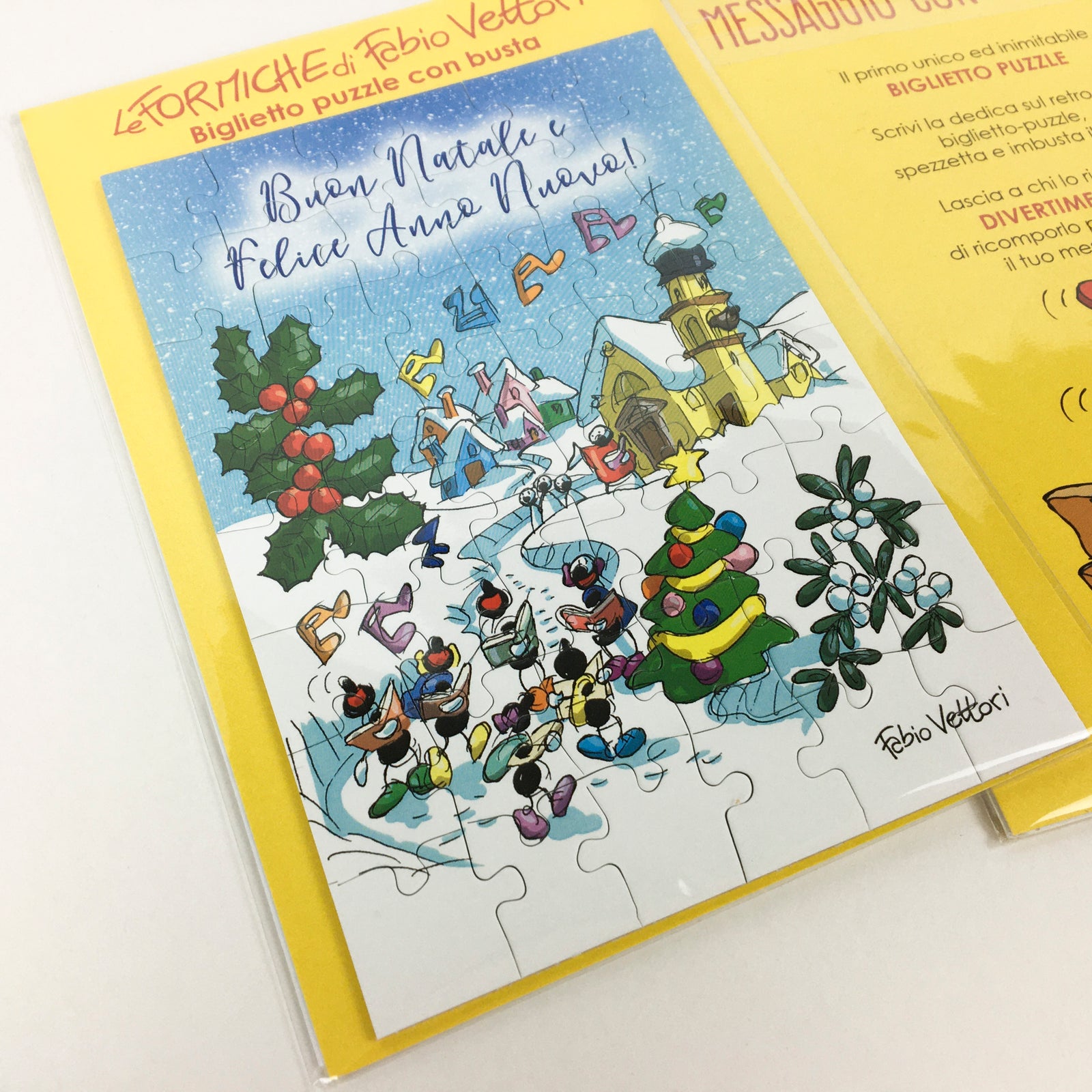 NT28 Christmas Mass Puzzle Card