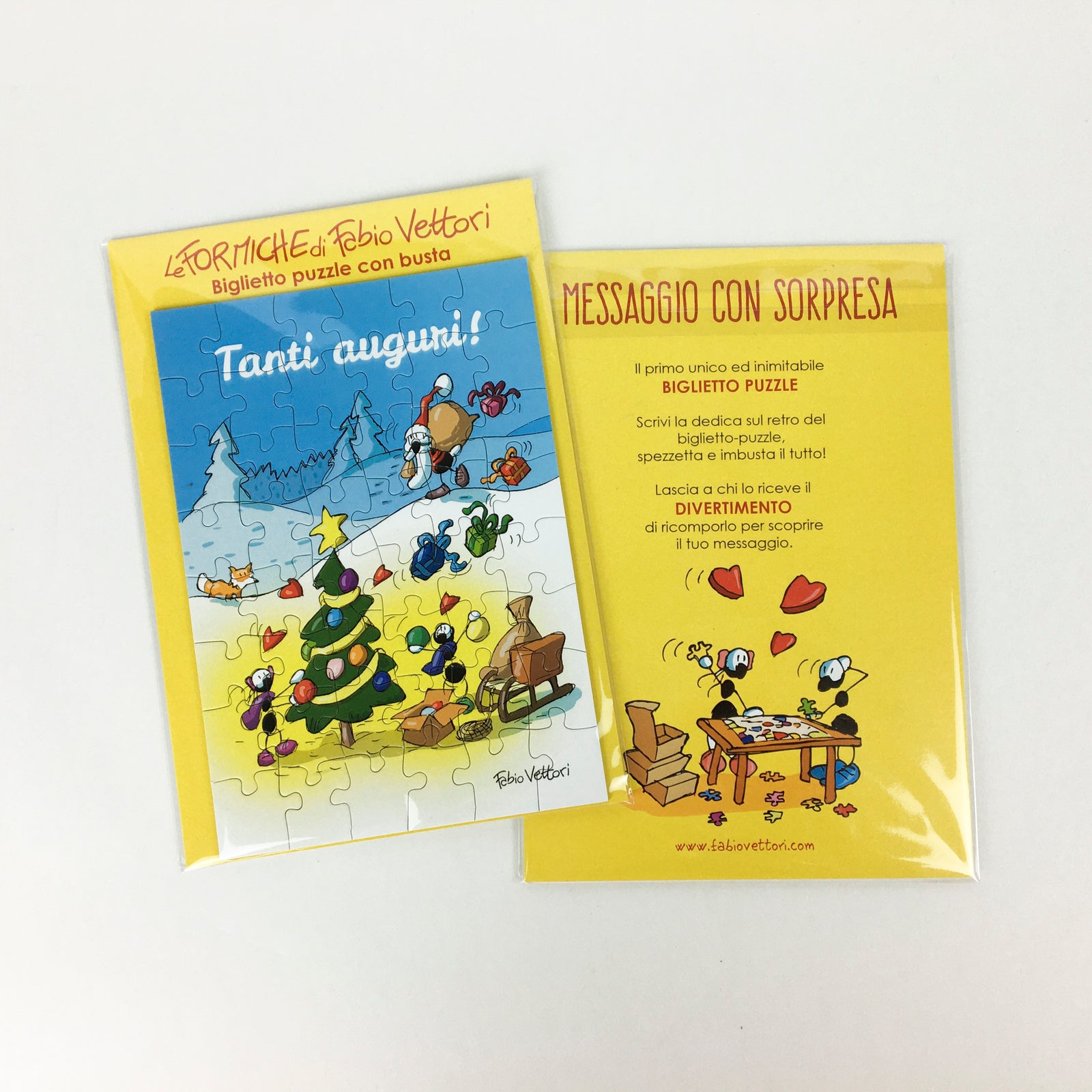 Christmas Tree NT26 Puzzle Card