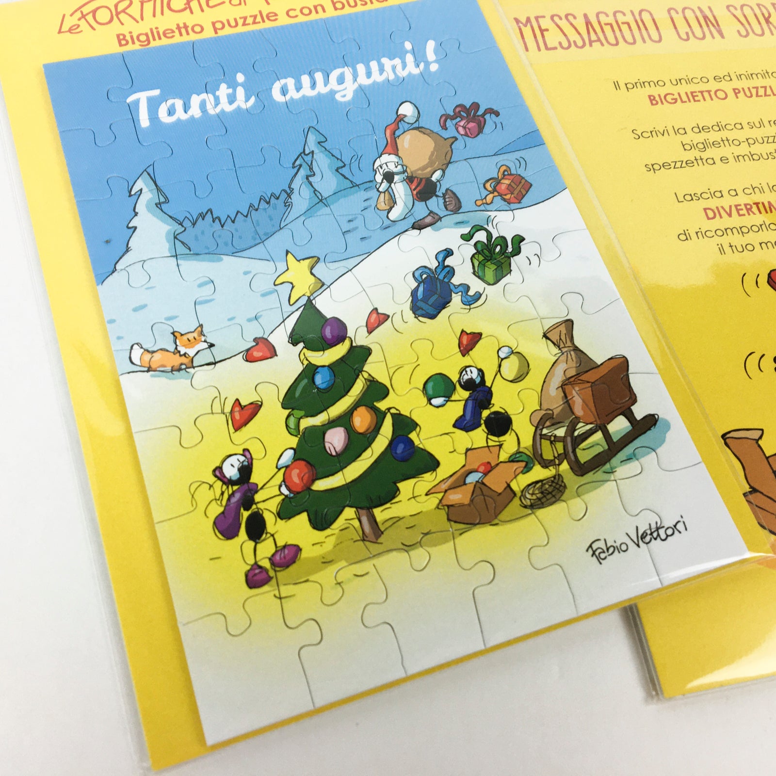Christmas Tree NT26 Puzzle Card