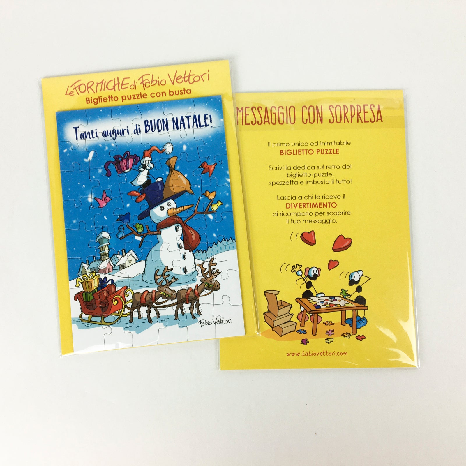 NT20 Snowman Puzzle Ticket