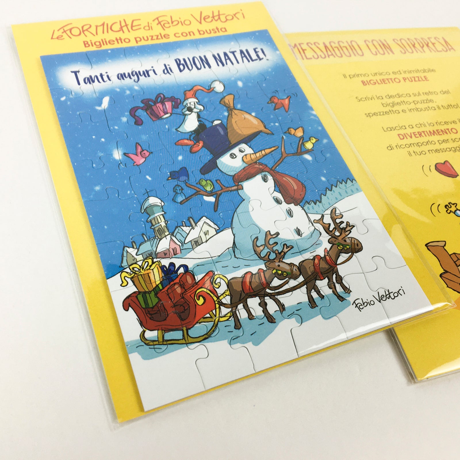 NT20 Snowman Puzzle Ticket