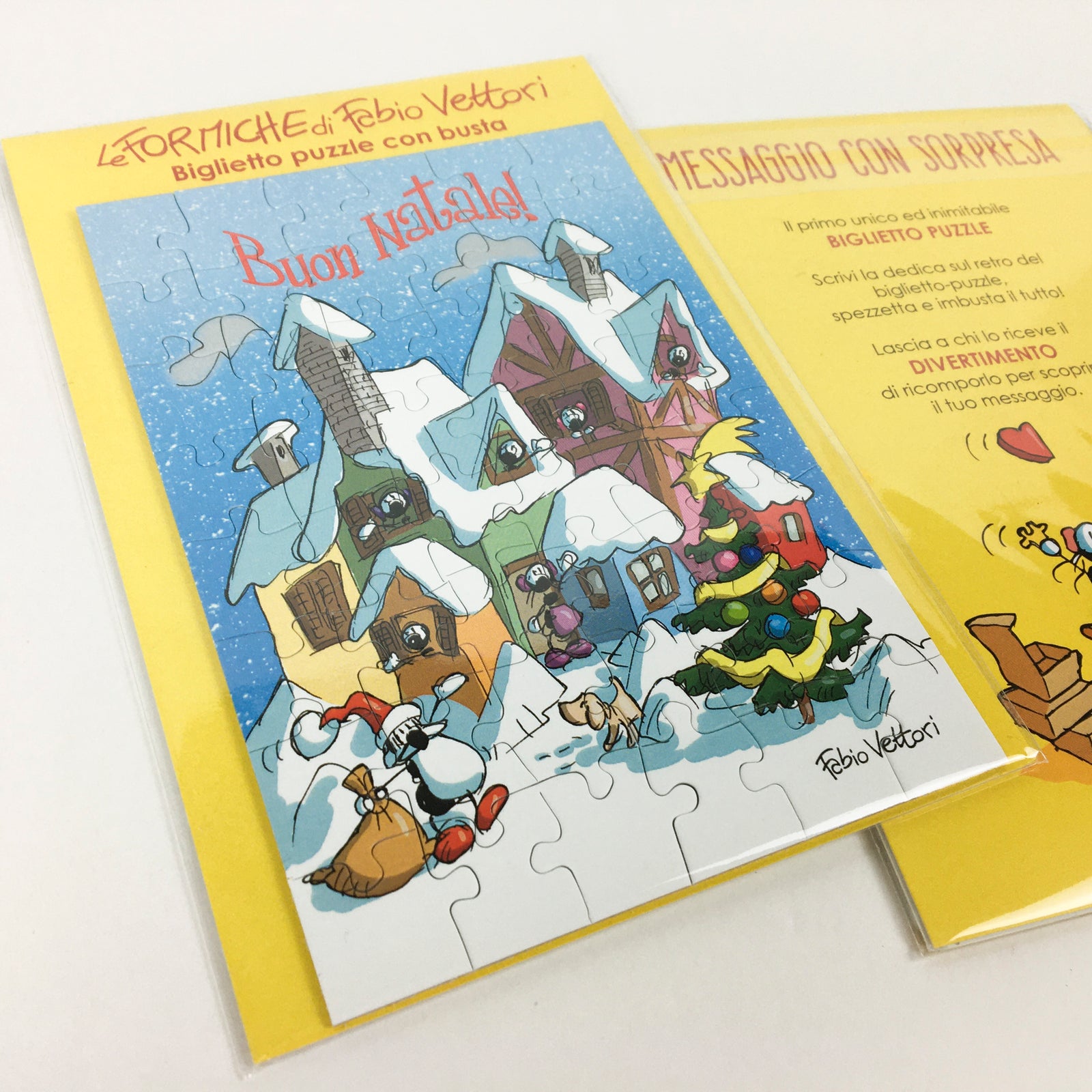 NT19 Christmas Village Puzzle Ticket