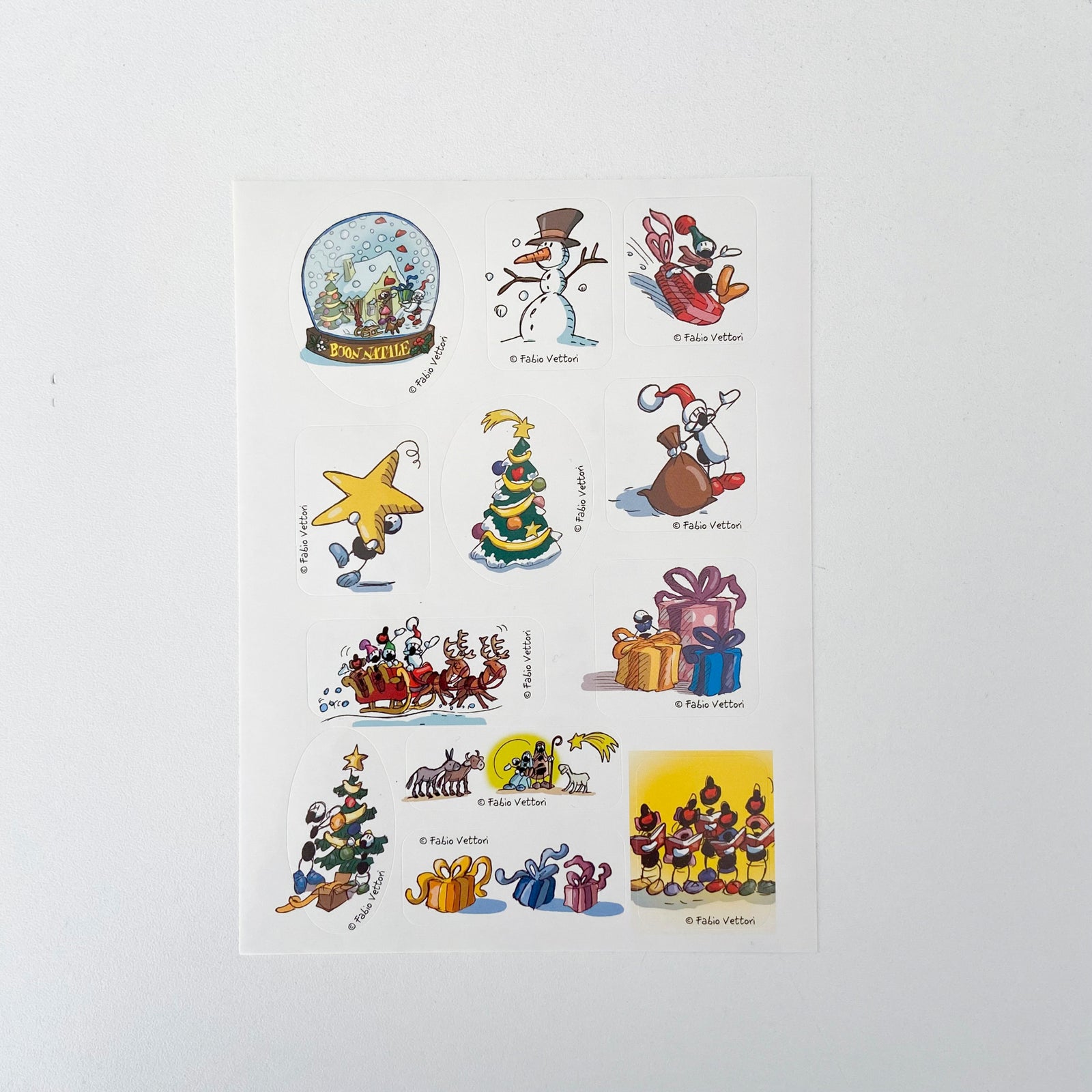 "Christmas" gift seal stickers