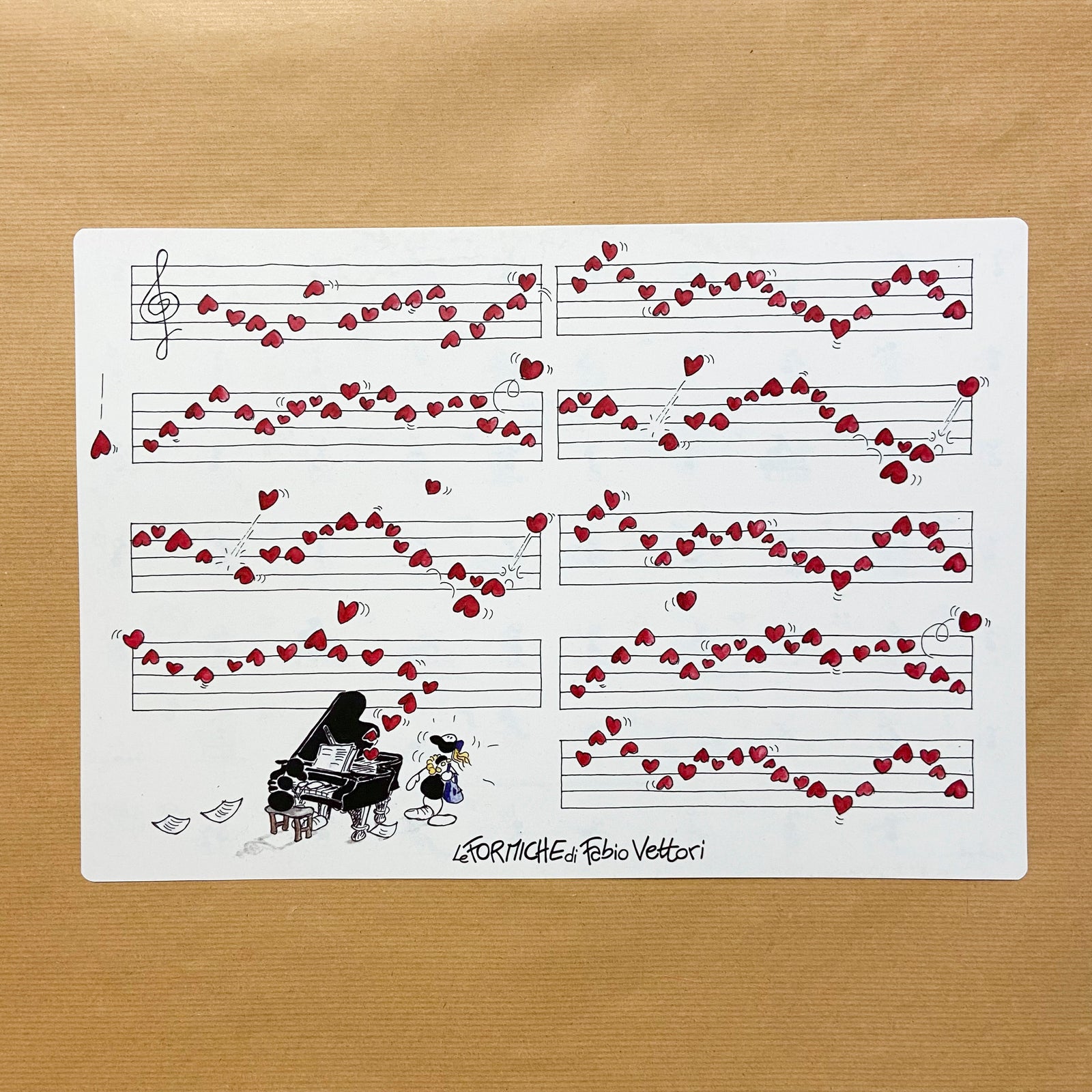 Tovaglietta Americana da tavola "Spartito"