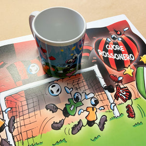 American table placemat "Rossonero"