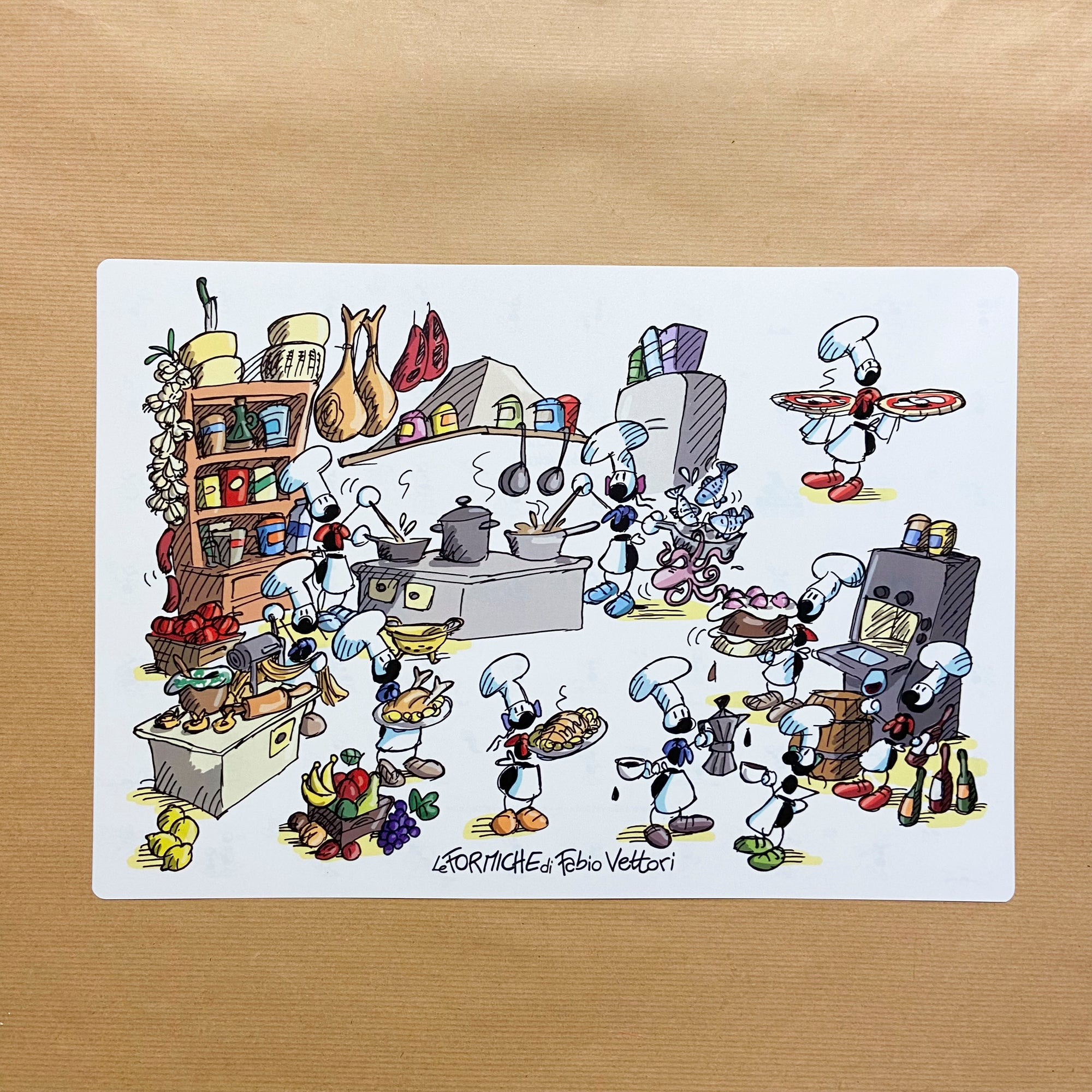 American table placemat "Kitchen"