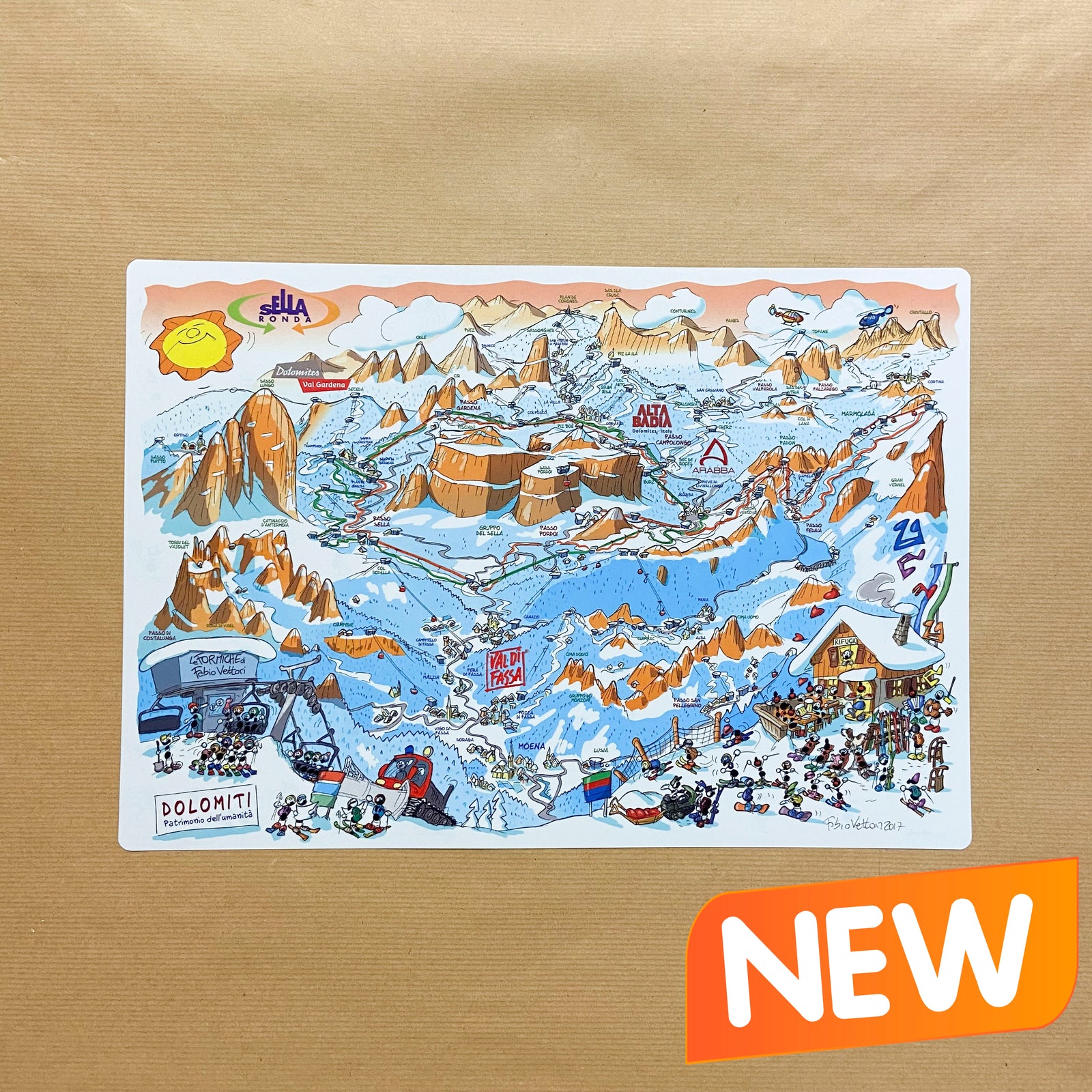 Tovaglietta Americana da tavola "Sellaronda"