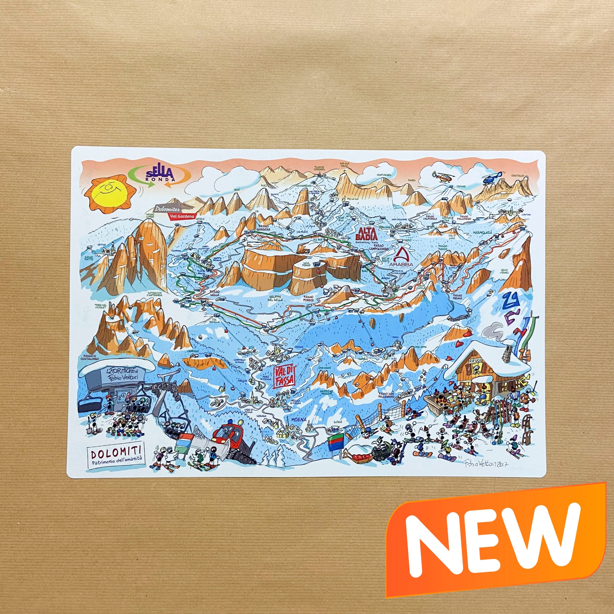 American table placemat "Sellaronda"