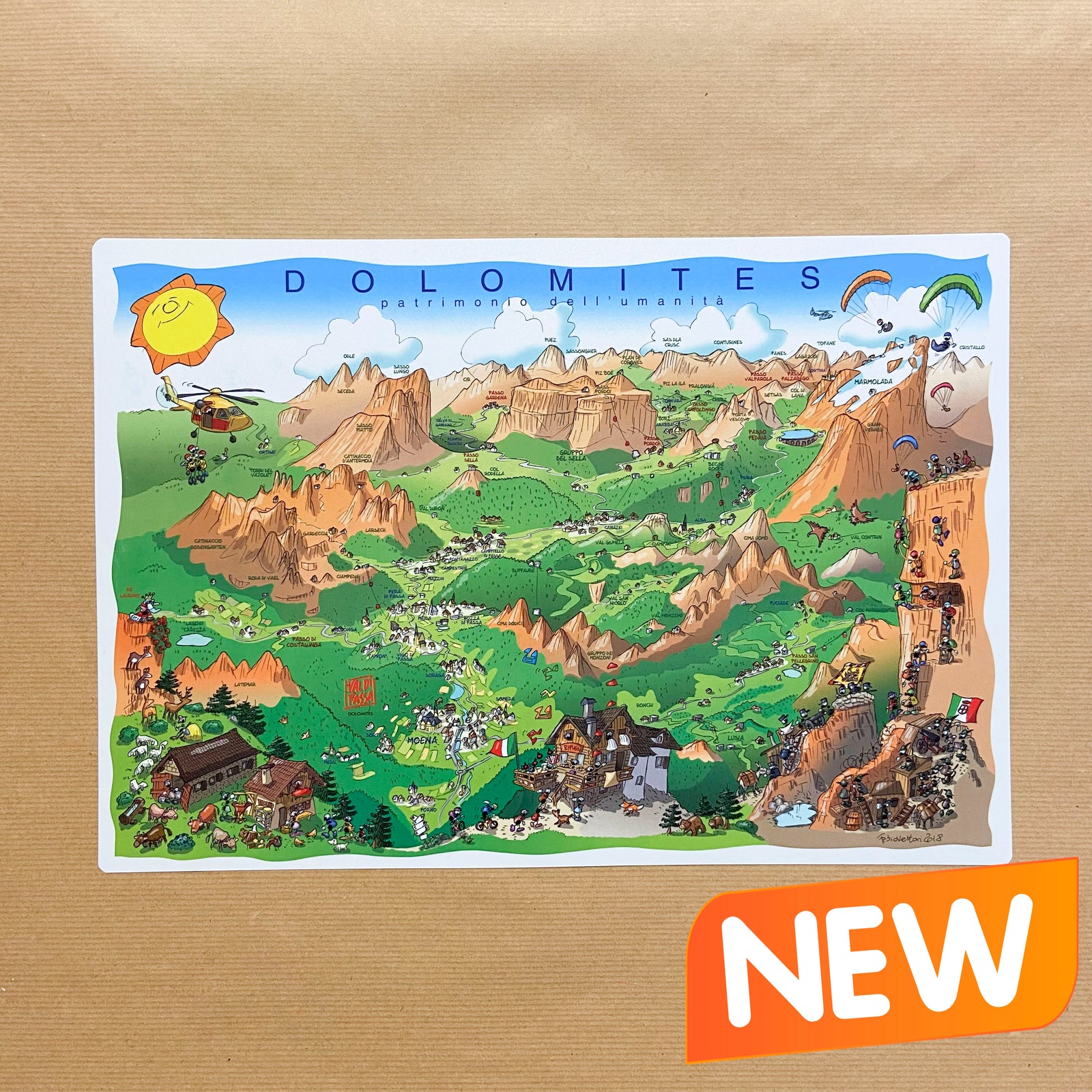 Tovaglietta Americana da tavola "Dolomites"