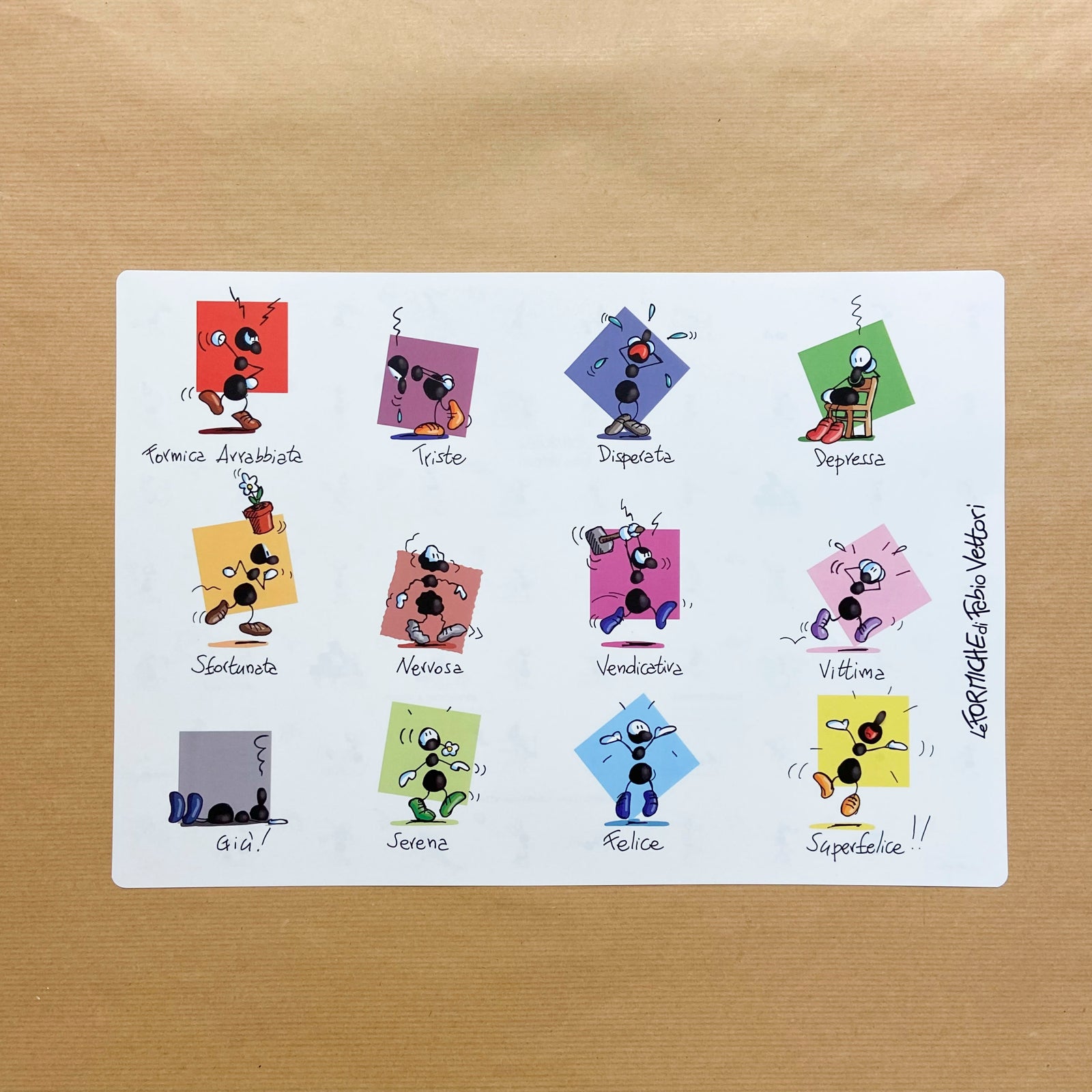 Tovaglietta Americana da tavola "Umori"