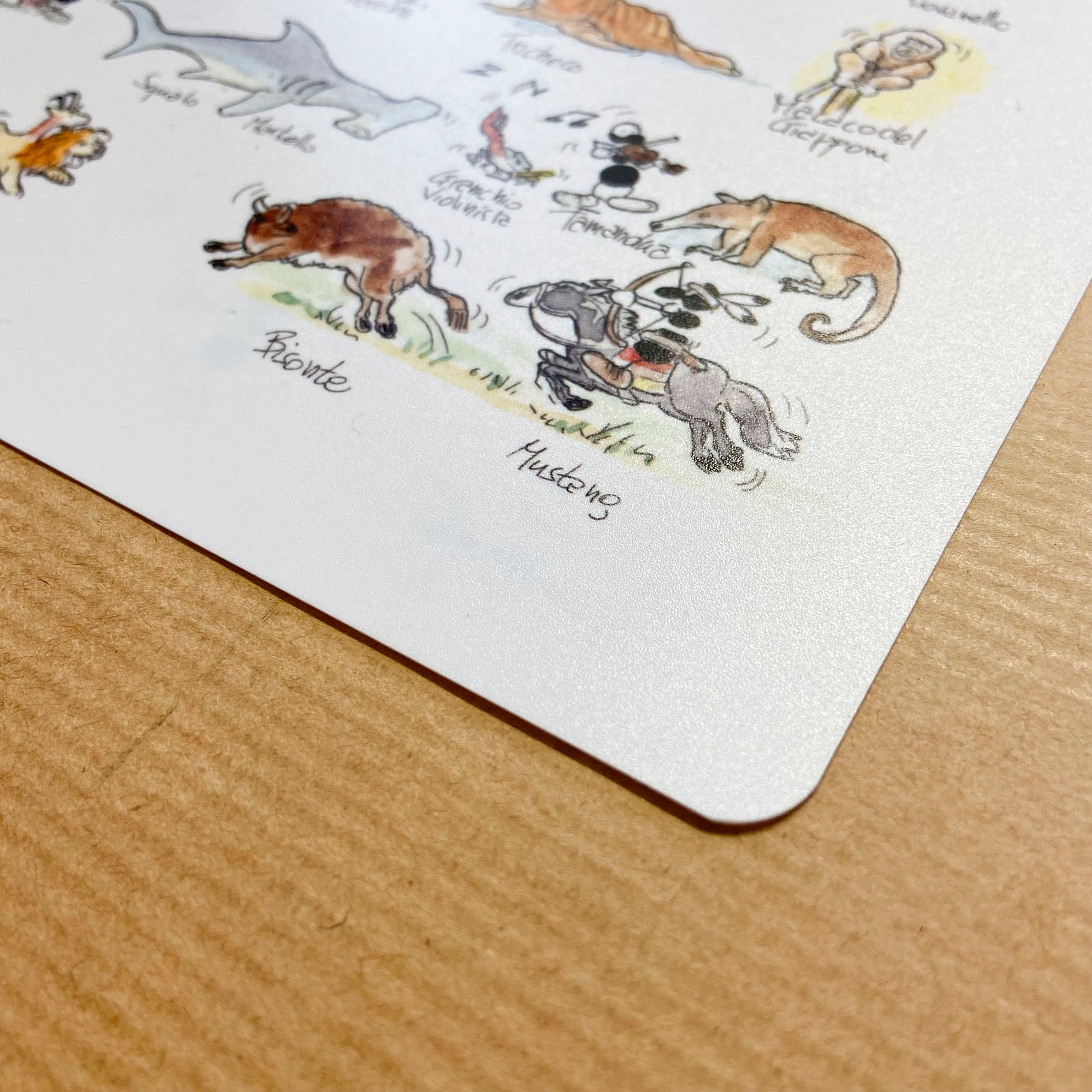 American placemat "Animals"
