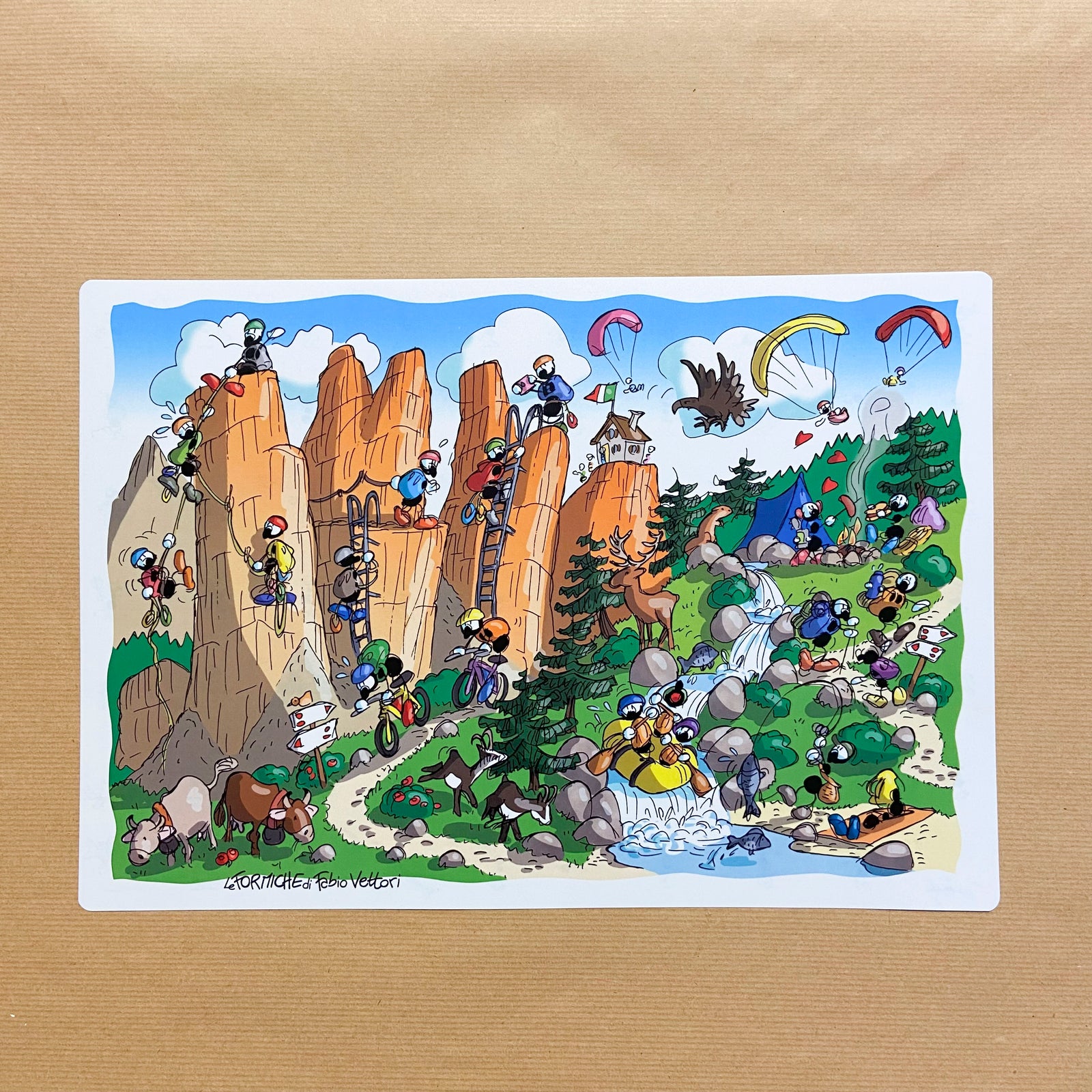 Tovaglietta Americana da tavola "Montagna"