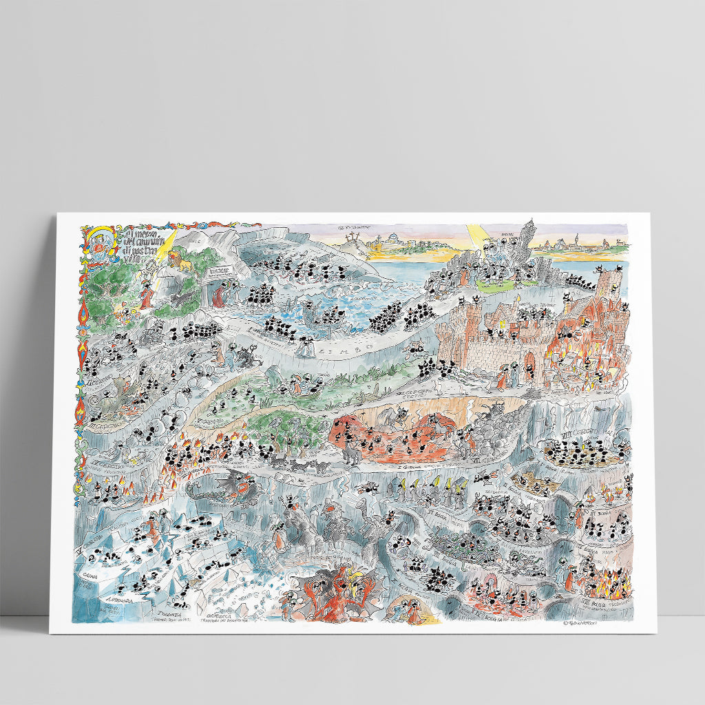 Poster "Inferno-Divina Commedia" 50x70cm